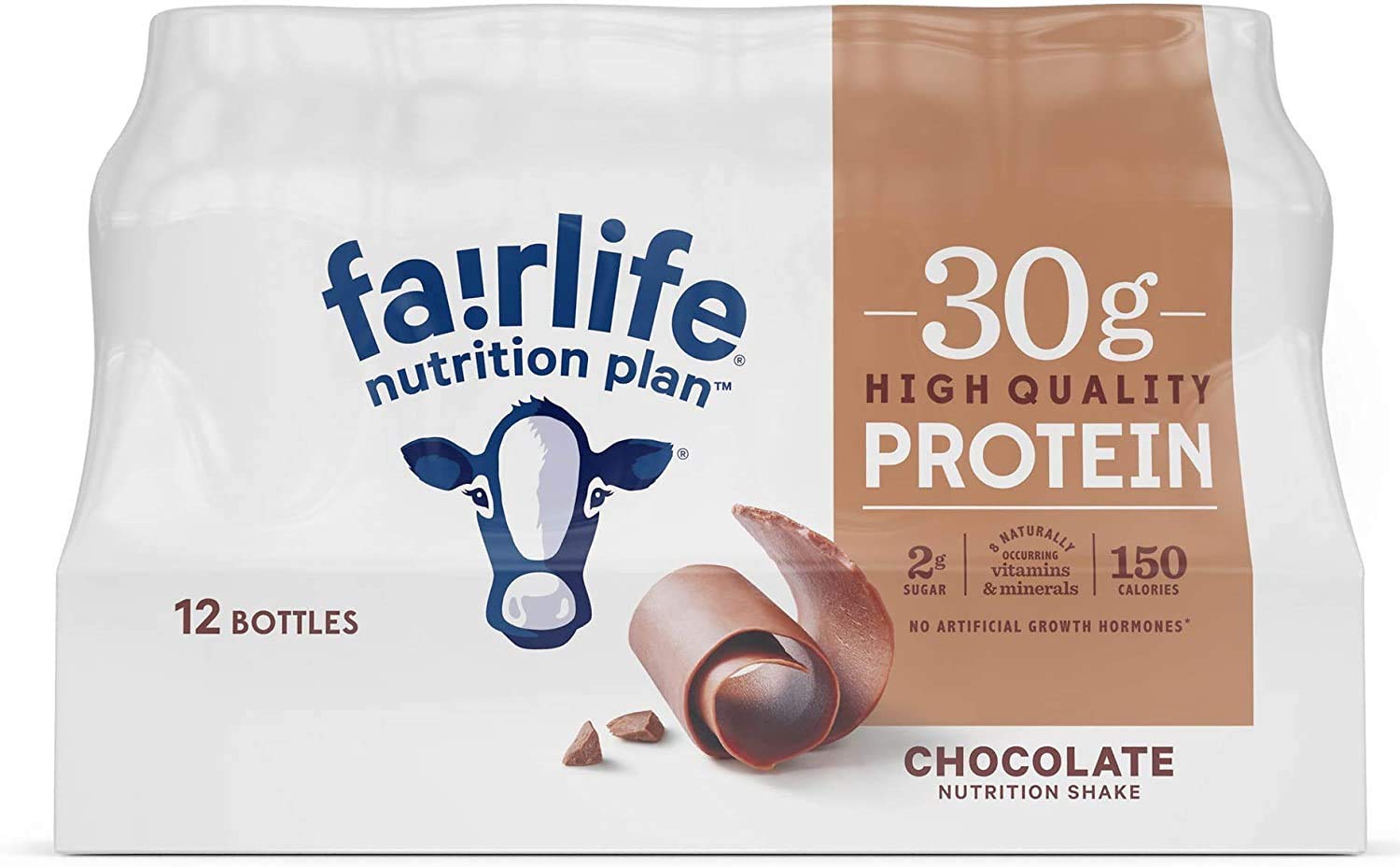 Fairlife Nutrition Plan High Protein Chocolate Shake - 12 Pack (3 Pack Bundle) | Protein Shakes for Weight Loss, Muscle Recovery & Post-Workout | Perfect for Gym, Office & On-the-Go Nutrition