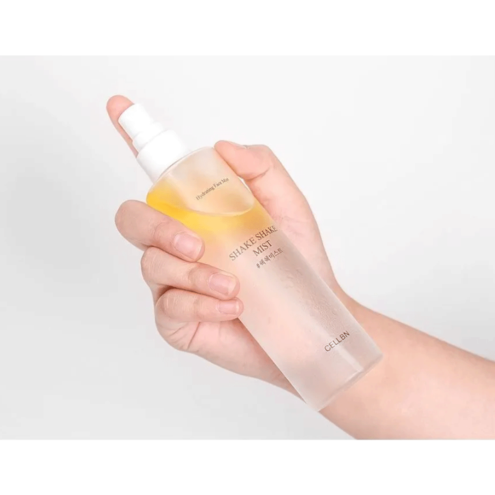 CELLBN Shake Shake Mist Serum 155ml - Hydrating Facial Spray for Dry Skin, Refreshing & Moisturizing Face Mist with Hyaluronic Acid & Vitamin E - Perfect for Travel, Gym & Daily Skincare Routine