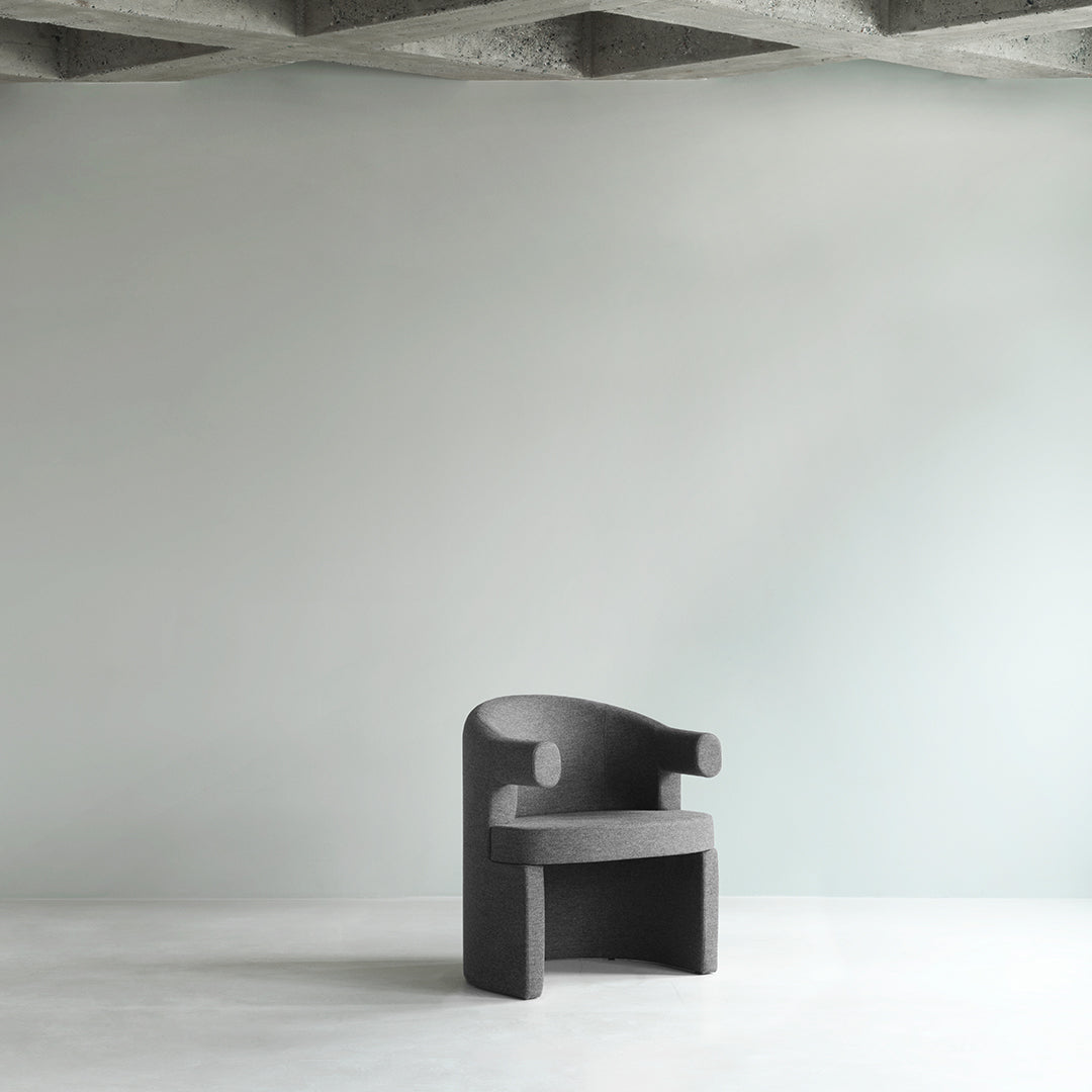Simon Legal Burra Armchair by Normann Copenhagen - Modern Scandinavian Lounge Chair for Living Room, Office, or Reading Nook