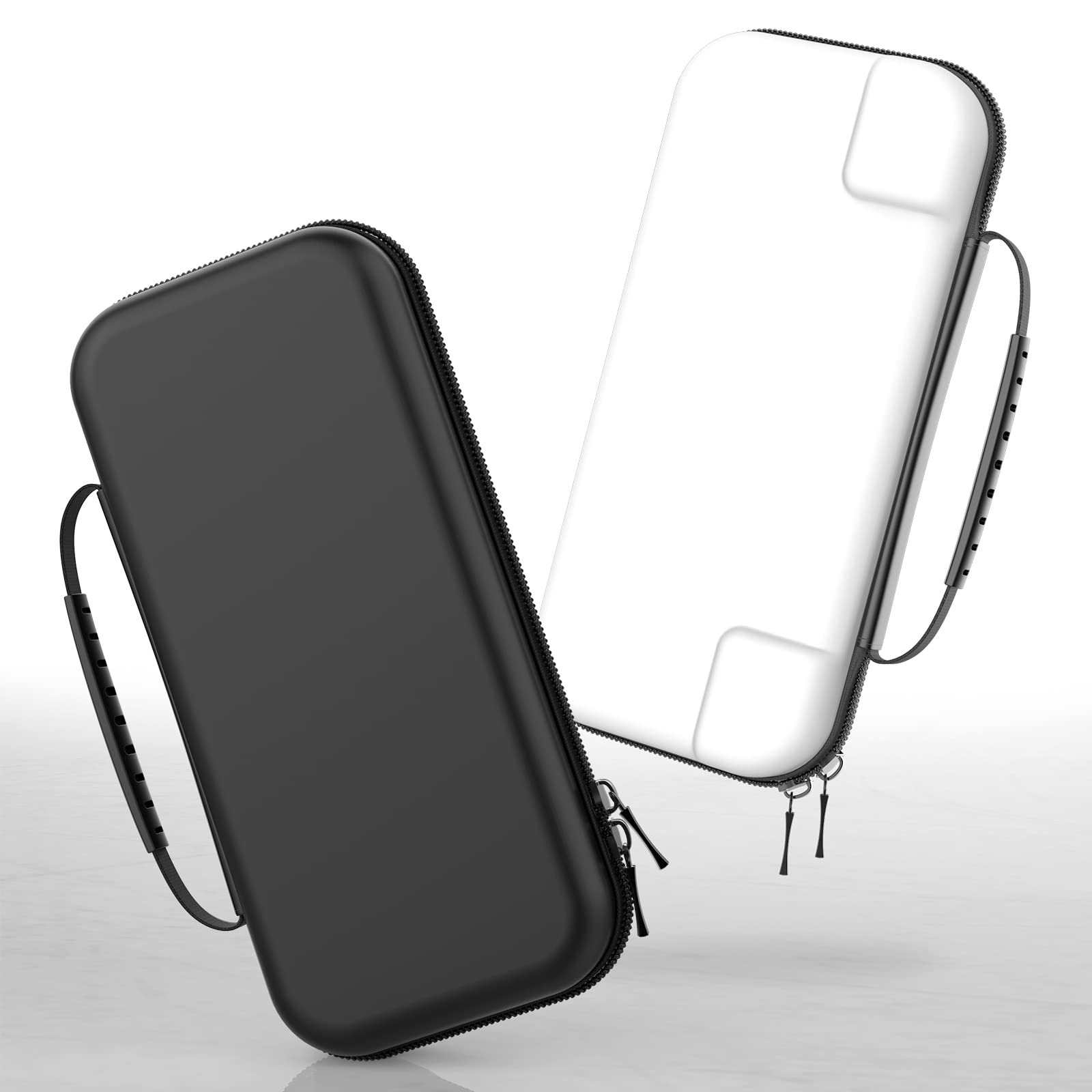 HEYSTOP Protective Case for Nintendo Switch & Switch OLED - Durable Travel Carry Case with Extra Storage Space | Black Unisex Design | Perfect for Gaming On-The-Go & Accessories Organization