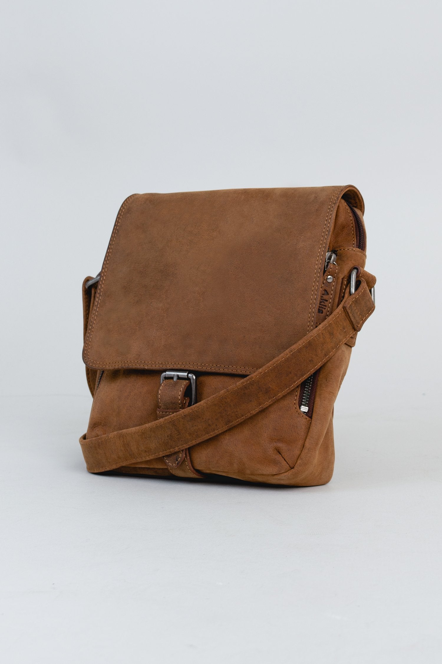 Premium Buffalo Leather Unisex Bag by Adrian Klis 2743 - Stylish & Durable for Work, Travel & Everyday Use
