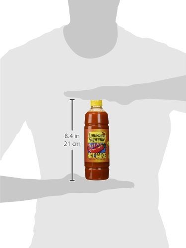 Louisiana Supreme Hot Sauce - 2 Pack (17 oz Bottles) | Spicy Cajun Flavor for Wings, Tacos & BBQ | Premium Hot Sauce for Cooking & Grilling