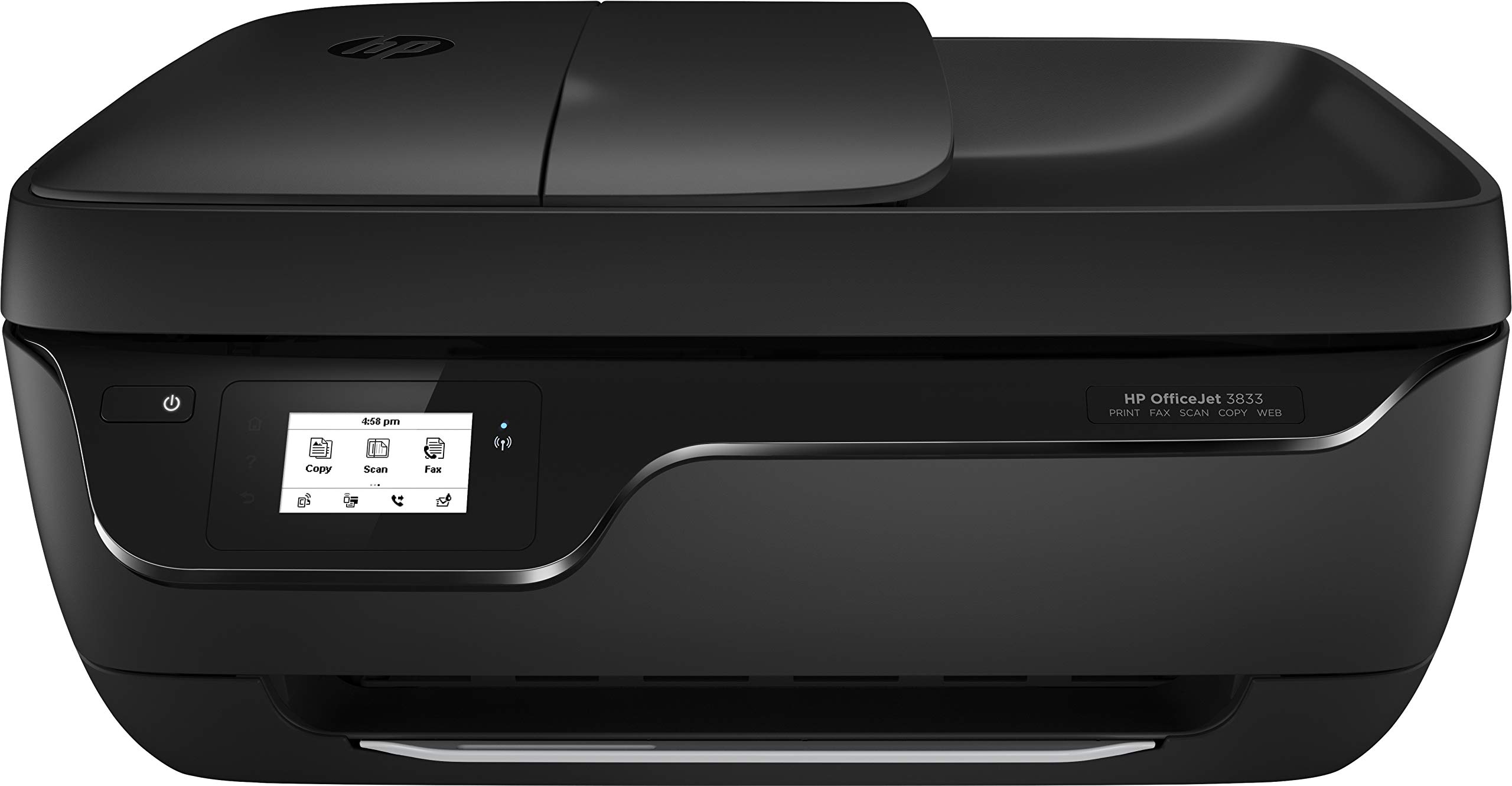 HP OfficeJet 3833 All-in-One Wireless Printer with Scanner, Copier & Fax | Compatible with HP Instant Ink & Alexa (K7V37A) | Perfect for Home Office & Small Business Printing Needs