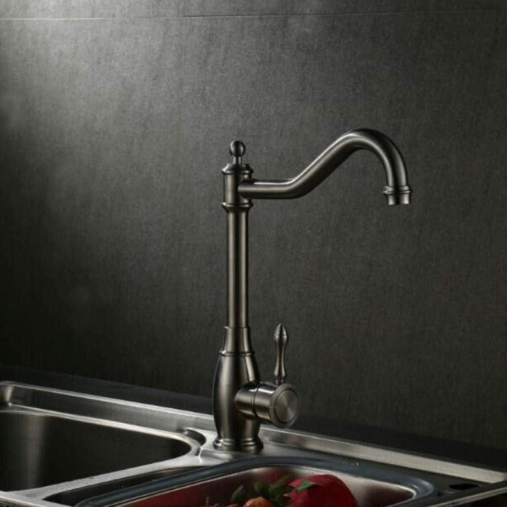 Premium Stainless Steel Single Handle Kitchen Faucet with Tall Spout - Modern Water Tap for Sink, Wash Basin & Mixer - Perfect for Cooking, Dishwashing & Home Renovation