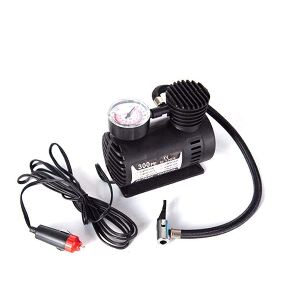 Caczmarek Locomotive Auto-Stop High Pressure Air Compressor - 150PSI Portable Inflator for Tires, Air Rifles, Scuba Tanks & Sports Equipment - Perfect for Garage, Workshop, Camping and Outdoor Adventures