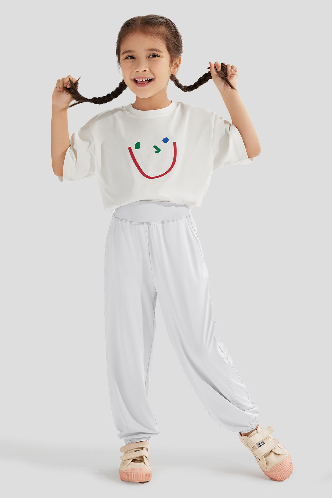Binu Cloud Kids' Quick-Dry UPF50+ Leggings for Girls & Boys - Perfect for Outdoor Play, Sports & Sun Protection