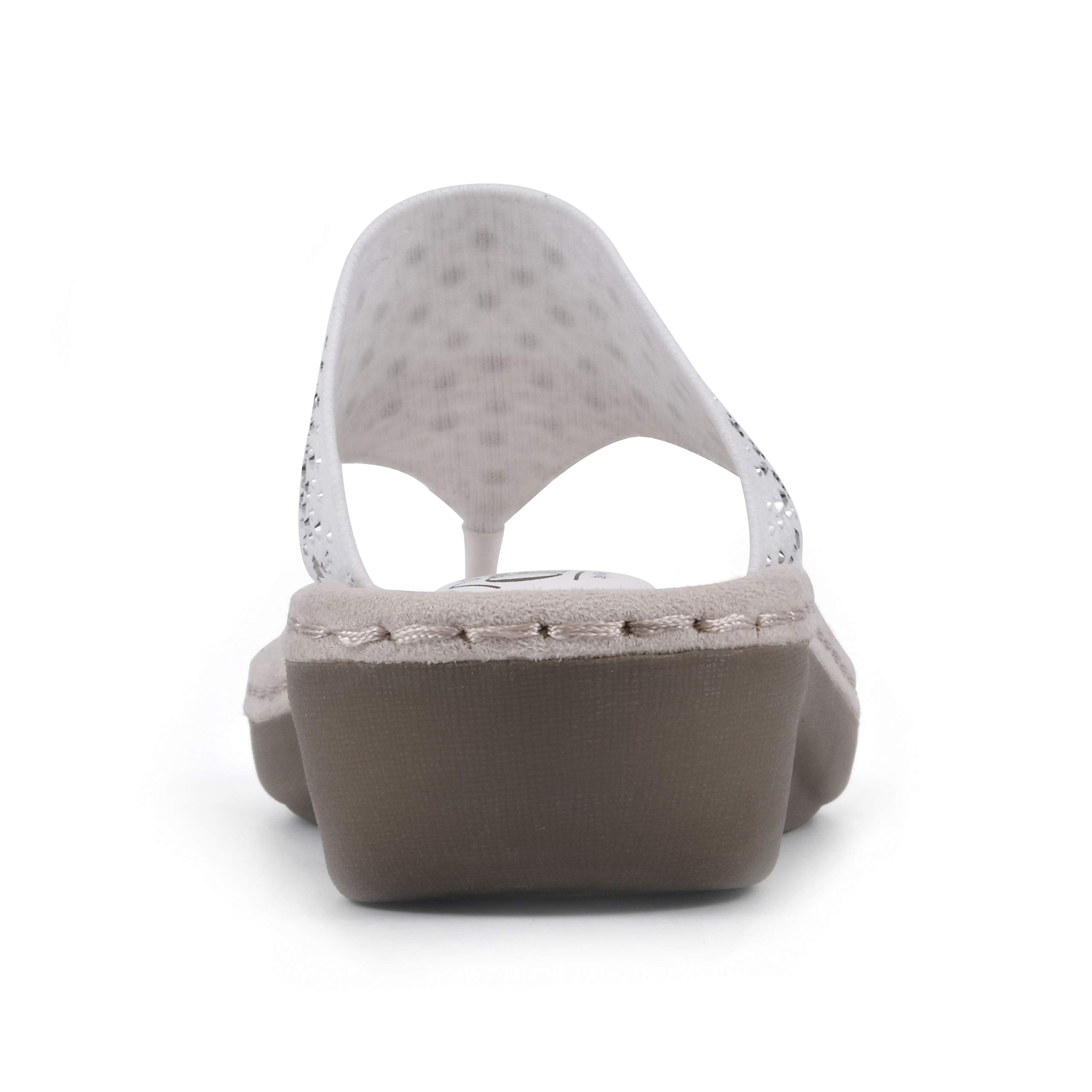 White Mountain Women's Thong Sandals - Comfortable Beach & Casual Wear