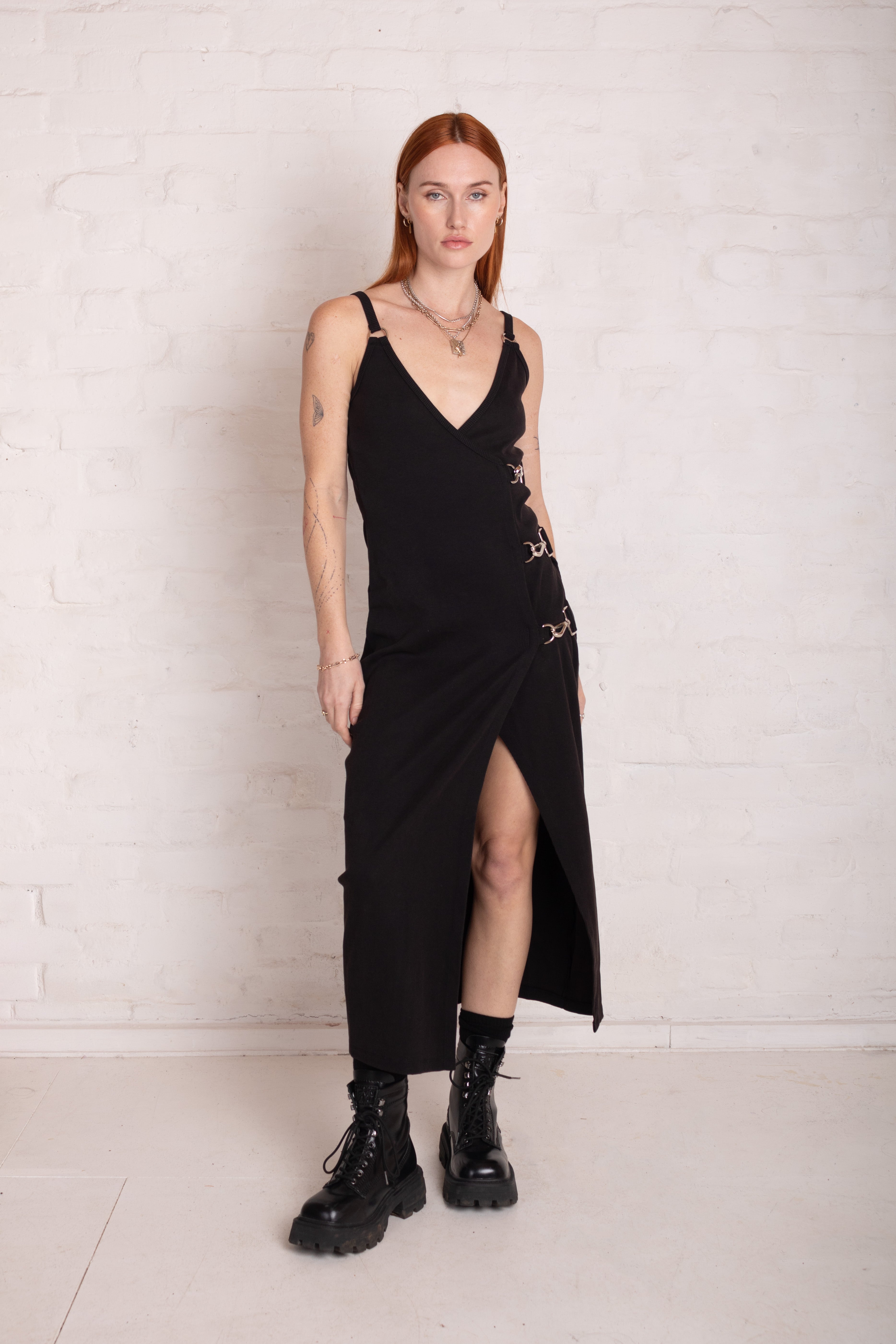 Montana Hardware Maxi Dress for Women - Flowy Summer Beach Dress with Pockets | Perfect for Vacations, Parties & Casual Wear