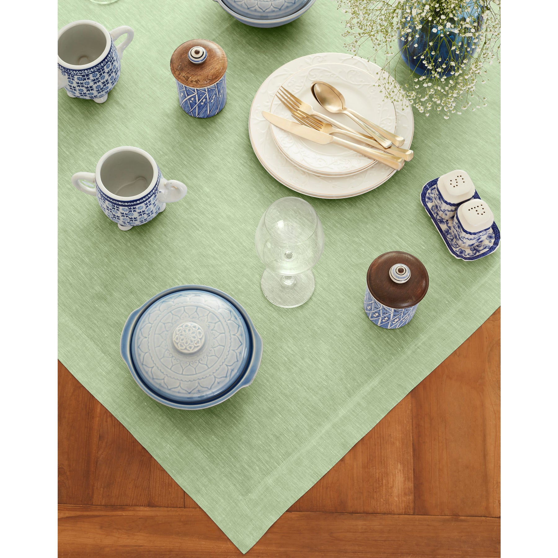 Athena Decorative Table Throw Blanket - Soft & Stylish Home Decor for Sofa, Bed, or Couch - Perfect for Living Room, Bedroom, and Cozy Indoor Use