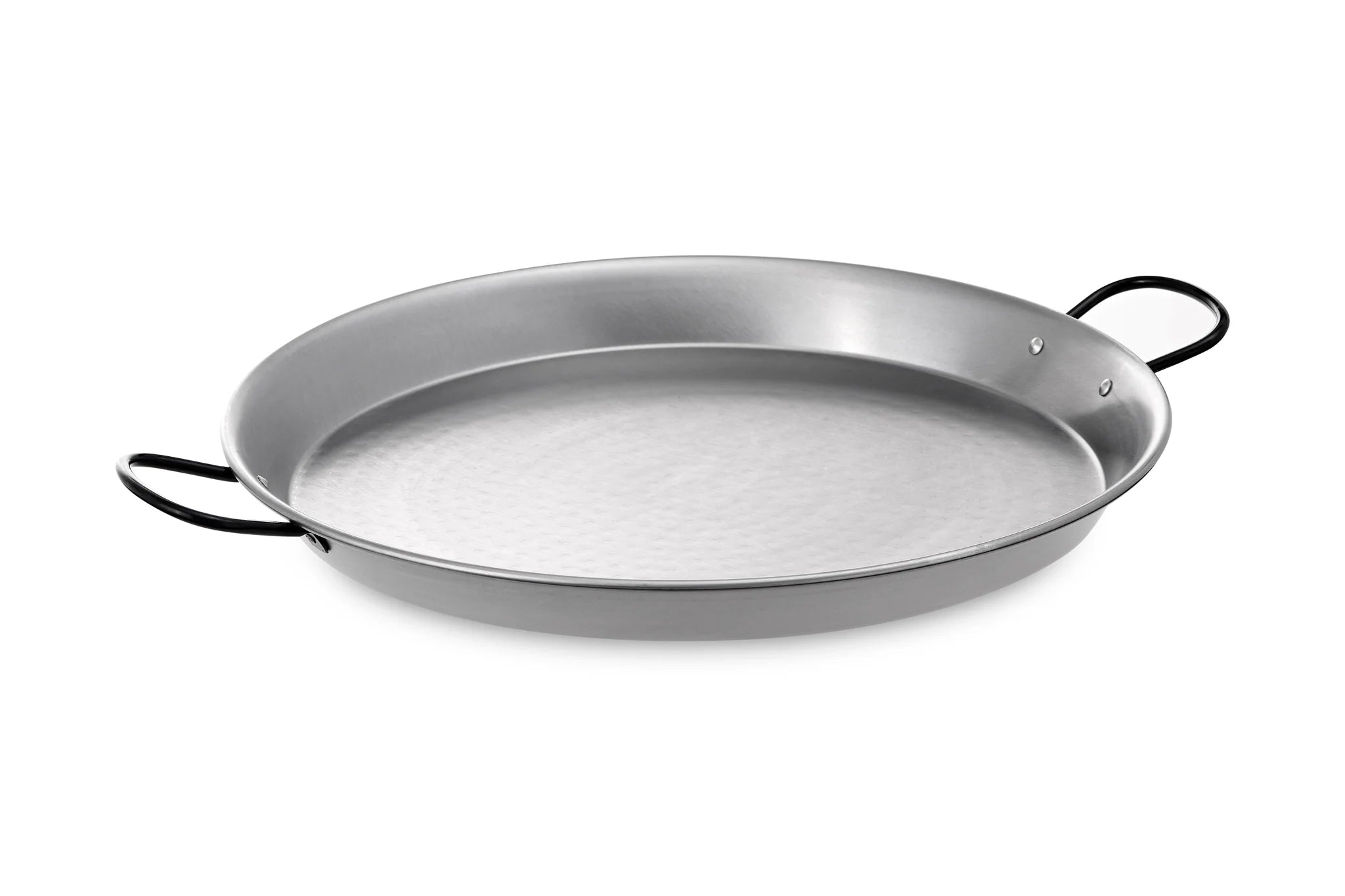Premium 13-Inch Polished Steel Paella Pan - Authentic Spanish Style for Perfect Rice Dishes | Ideal for Home Cooking, Outdoor BBQs & Large Gatherings