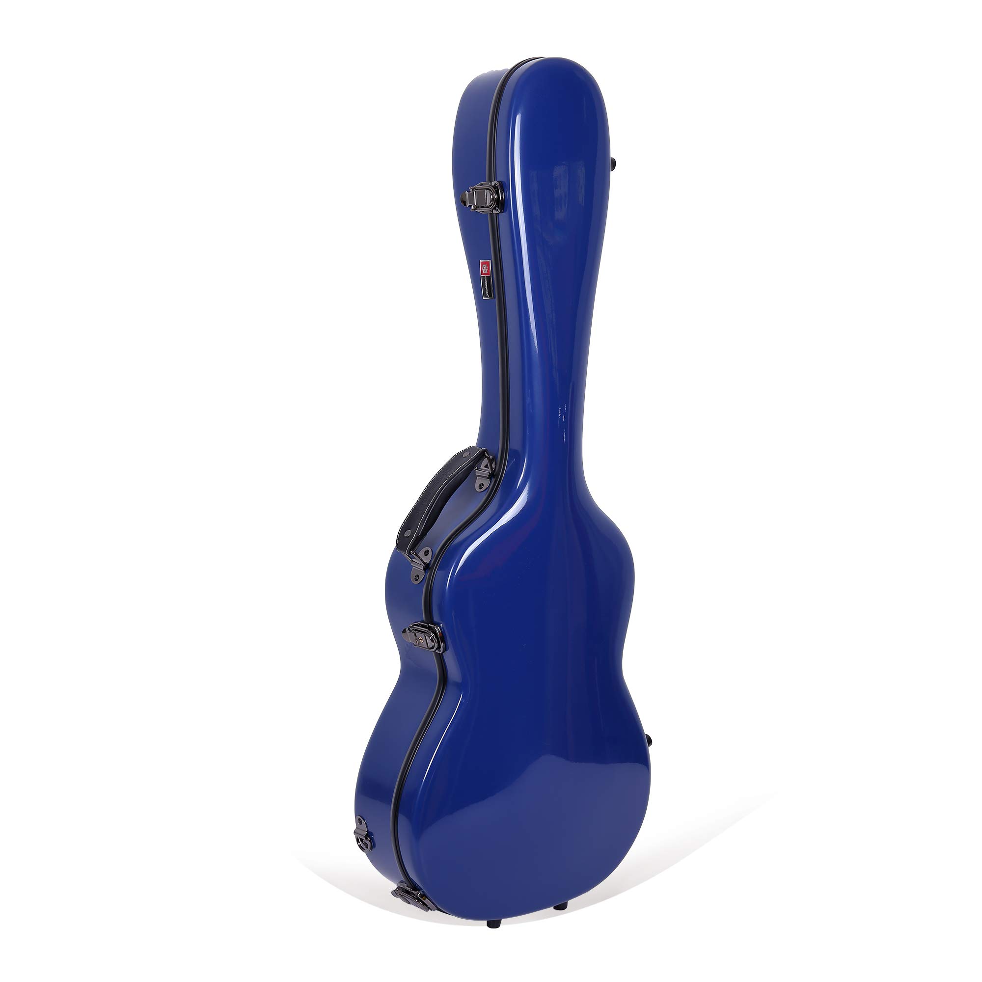 Premium Crossrock 3/4 Size Classical Guitar Hard Case - Fiberglass Hardshell with Backpack Straps, Navy Blue (CRF1000CTNVBL) | Perfect for Travel, School & Professional Musicians