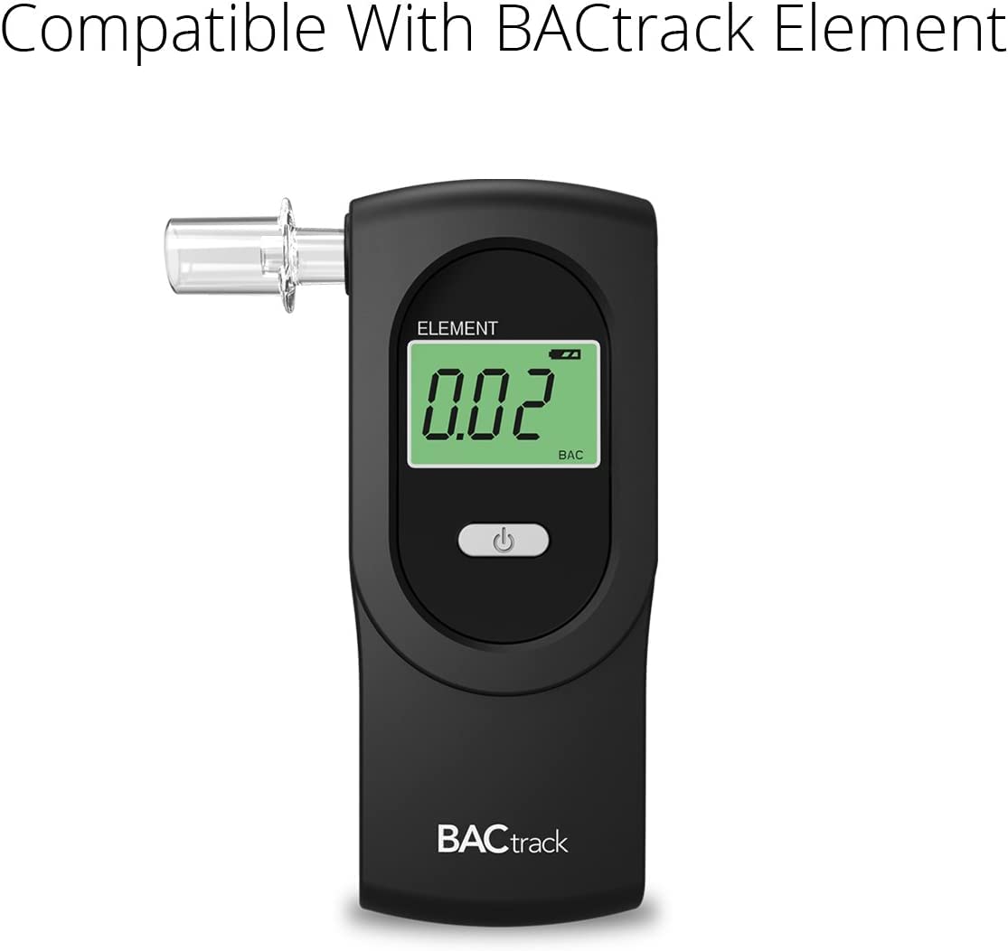 BACtrack Professional Breathalyzer Mouthpieces (500 Count) - Compatible with BACtrack S80, Trace, Scout, Element & S75 Alcohol Testers | Accurate & Hygienic for Workplace, Law Enforcement & Personal Use