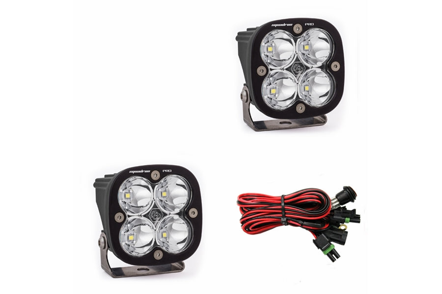 Baja Designs Squadron Pro LED Spot Lights - High-Performance Off-Road Lighting Pair for Trucks, Jeeps & UTVs - Perfect for Night Driving, Trail Riding & Off-Road Adventures
