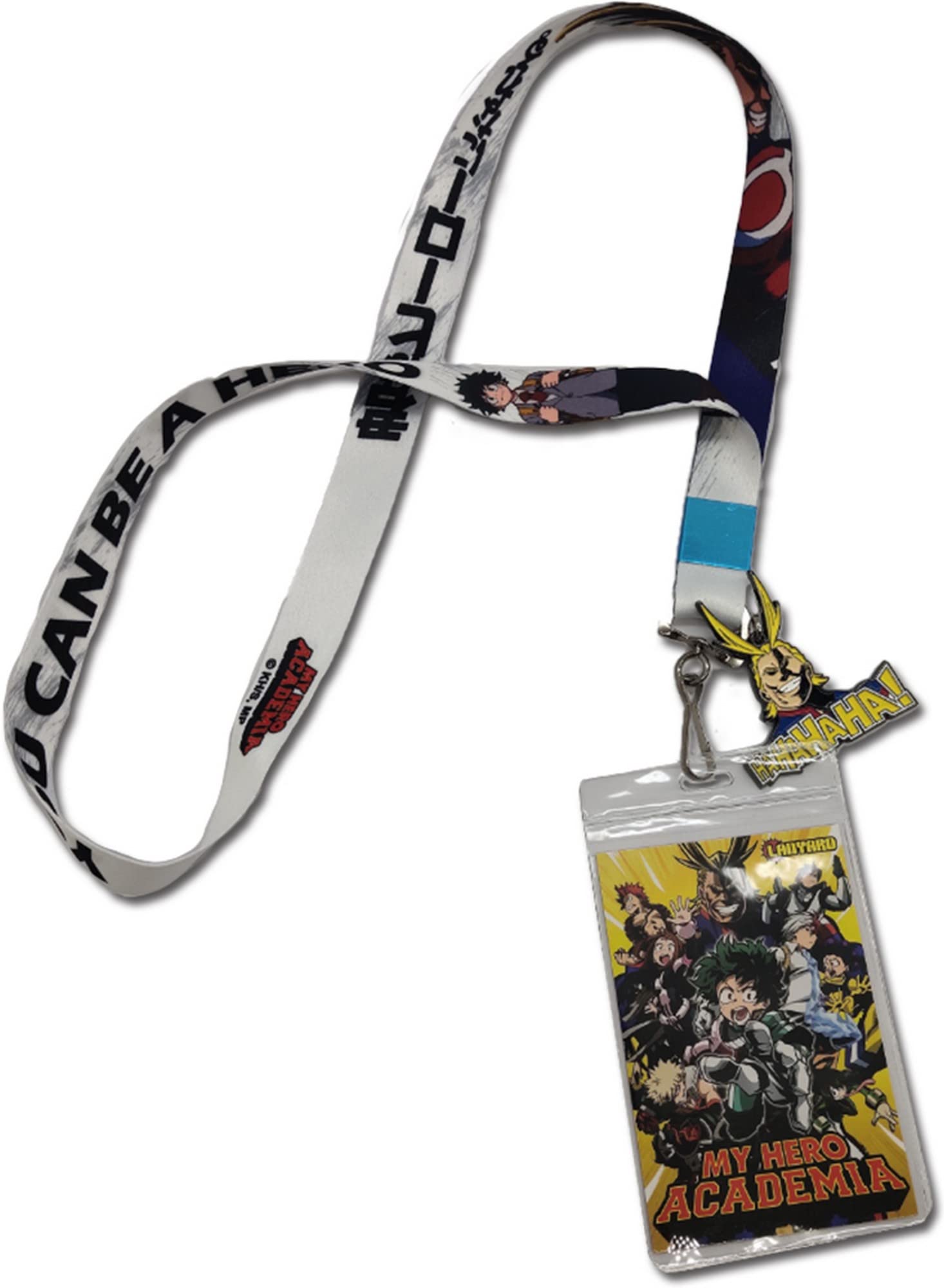My Hero Academia - You Can Be A Hero Lanyard | Anime Cosplay Accessory for Conventions, School ID Badge Holder, Anime Fan Gift
