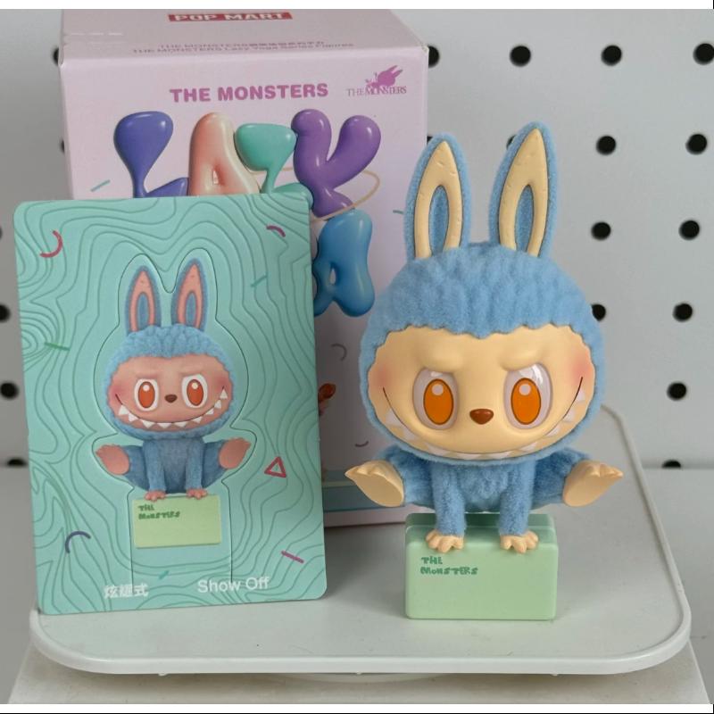 Labubu The Monsters Lazy Yoga Series Complete Set - Cute Collectible Vinyl Figures for Home Decor, Office Display & Gift Giving