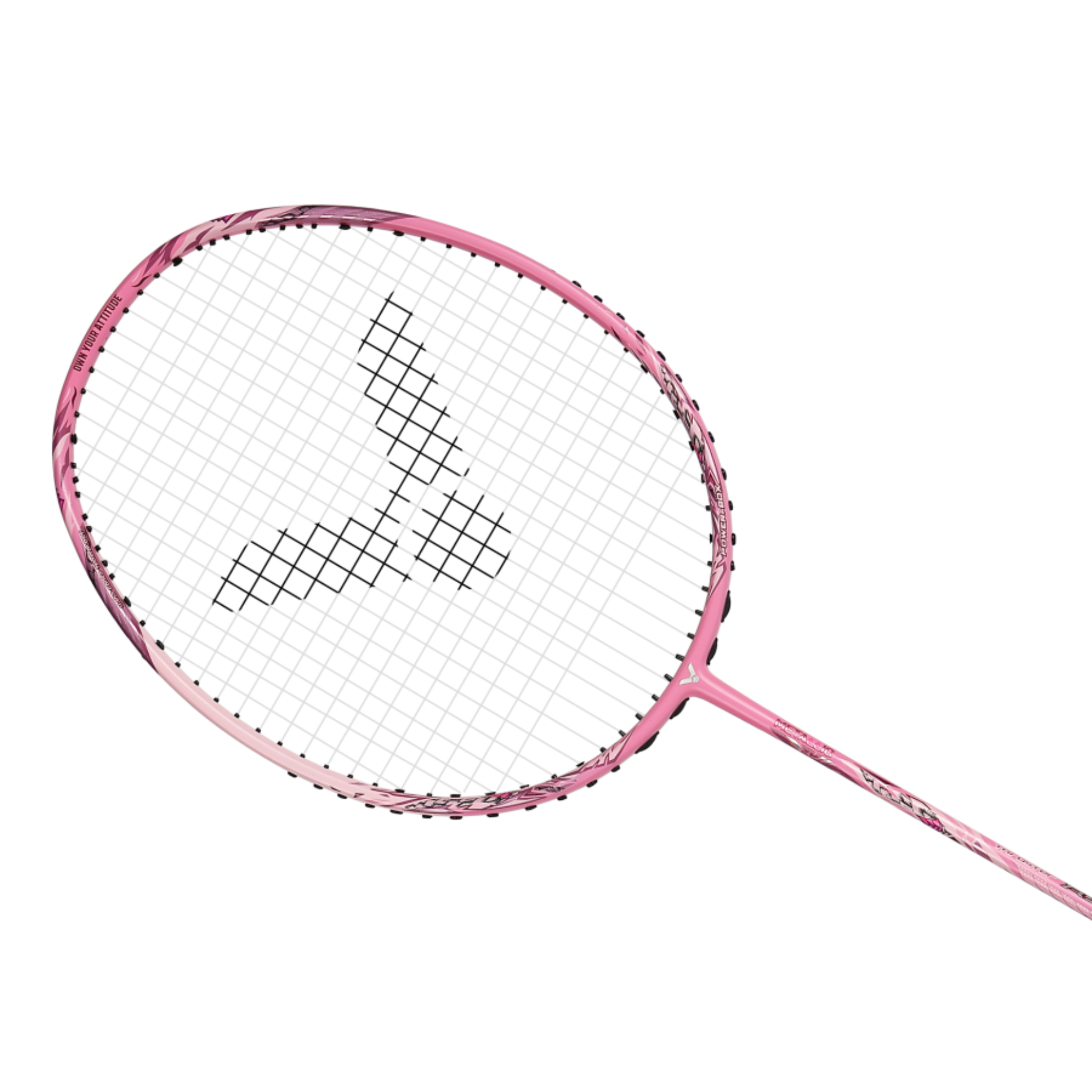 Victor Thruster Ryuga Metallic CPS Capsule Collection Unstrung Badminton Racket - Flamingo Color | Professional Tournament Grade Shuttlecock Racket for Competitive Play & Training