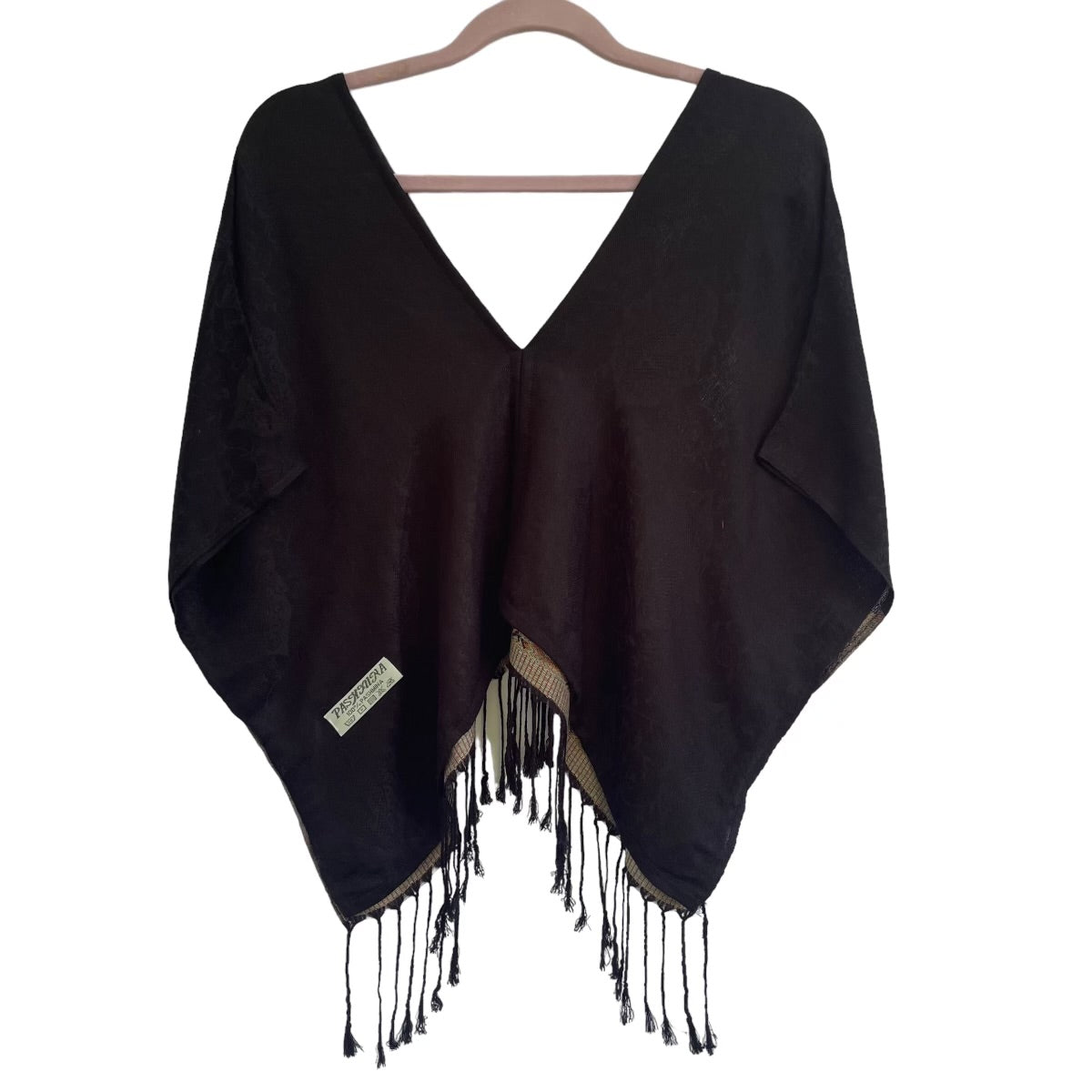 V PASH Crop Top - Women's Black Short Sleeve Shirt for Summer | Perfect for Casual Outfits, Beach Wear & Night Out