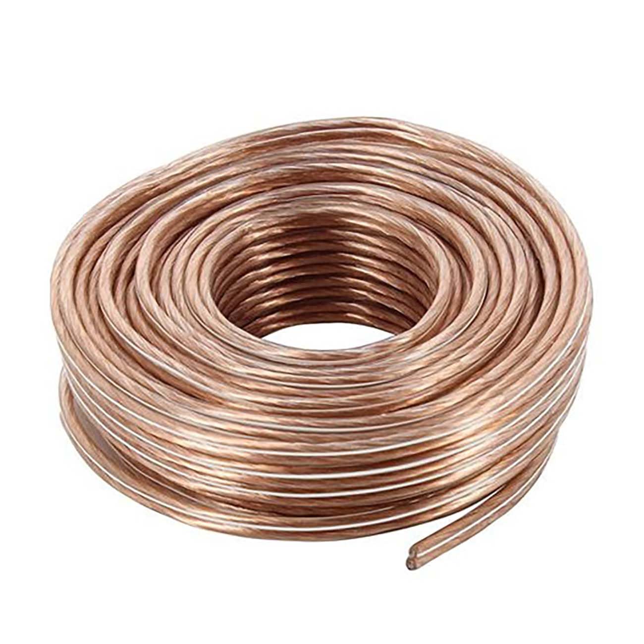 Nippon CABLE 14 Gauge 500ft Clear Audio Speaker Wire - High-Quality 14GA Clear Copper Cable for Car Audio, Home Theater, and Stereo Systems - Perfect for DIY Audio Installations and Professional Sound Setups