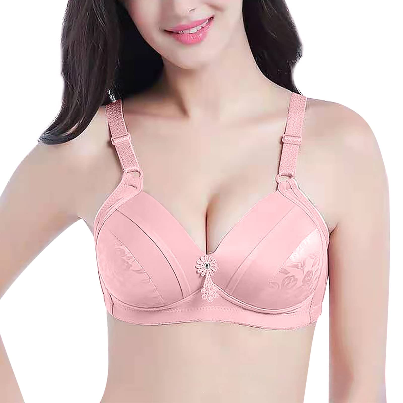 Wire-Free Women's Bras - Soft, Breathable & Comfortable No Underwire Bralette for Everyday Wear | Perfect for Yoga, Sleep & Lounge