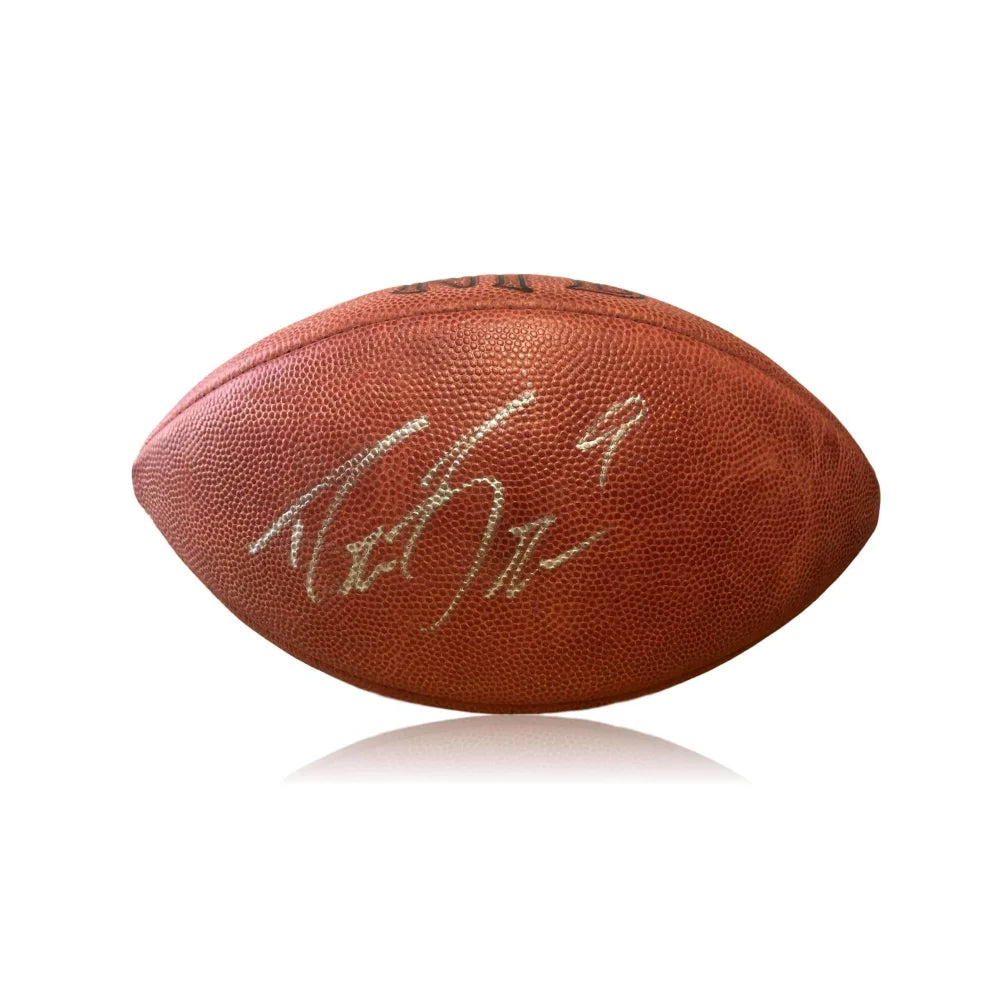 Authentic Drew Brees Signed NFL Football with JSA COA - New Orleans Saints & San Diego Chargers Memorabilia - Perfect for Sports Collectors, Man Cave Decor, and Football Fan Gifts