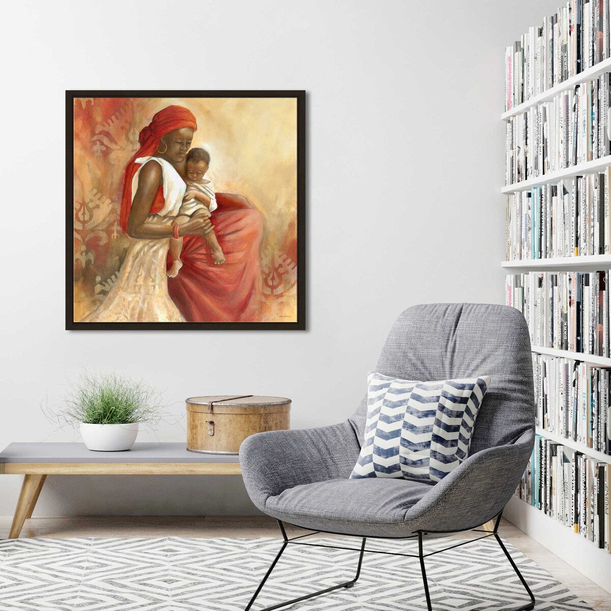 Beauty of Love I by Carol Robinson - Premium Floating Canvas Wall Art - Perfect for Living Room, Bedroom & Office Decor