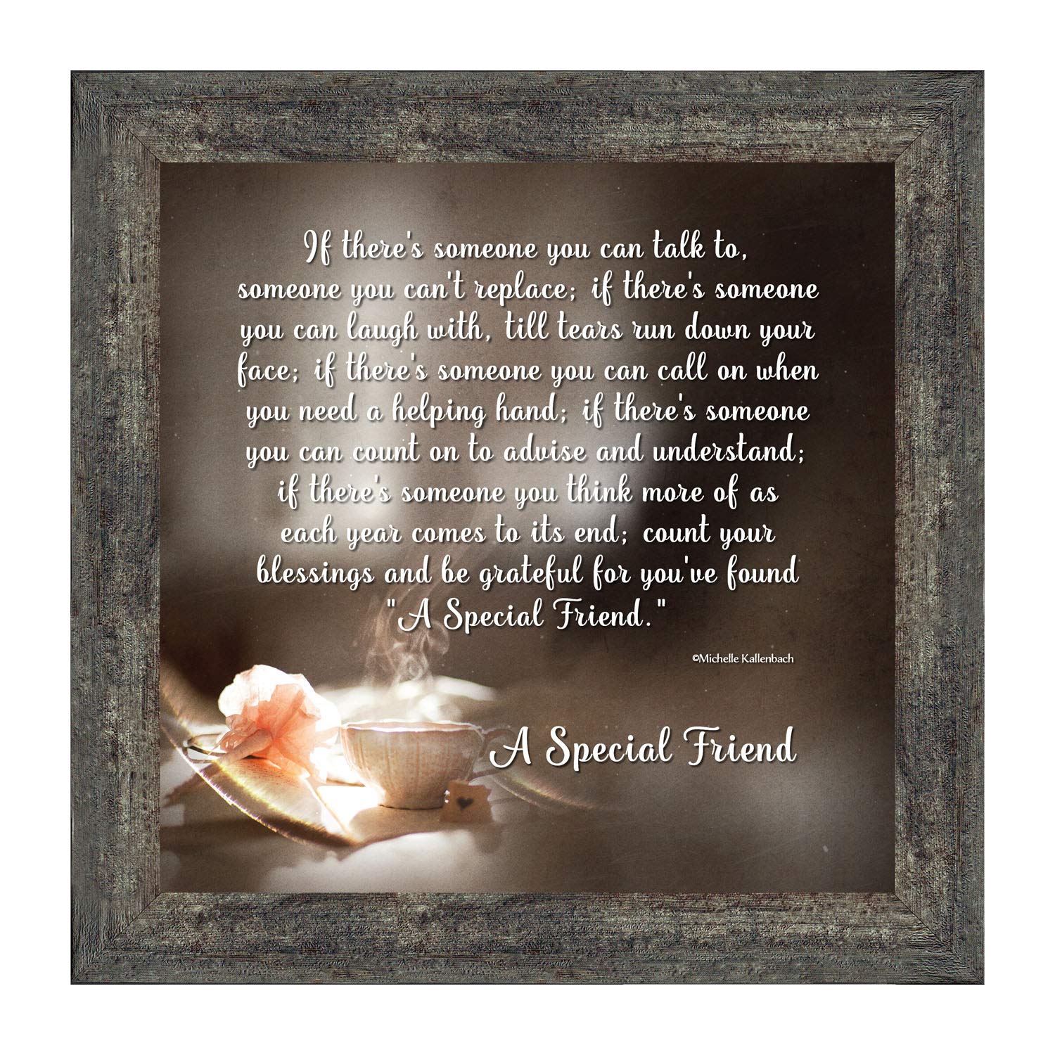 Crossroads Home Décor Best Friend Picture Frame - Thoughtful Birthday Gift for Best Friends, Perfect for Home, Office, or Dorm Room Décor
