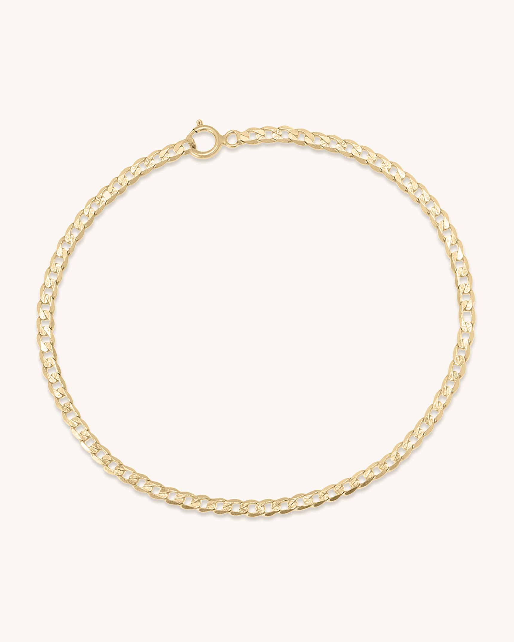 Cubano Chain Anklet for Women - 14K Gold Plated Cuban Link Ankle Bracelet - Adjustable Minimalist Jewelry for Everyday Wear, Beach, Party & Vacation