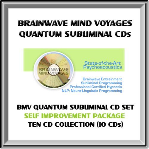 10 CD Set Subliminal Brainwave Meditation with Entrainment Technology & NLP - Self Improvement Audio for Confidence, Focus & Stress Relief - Perfect for Home, Office & Sleep Therapy