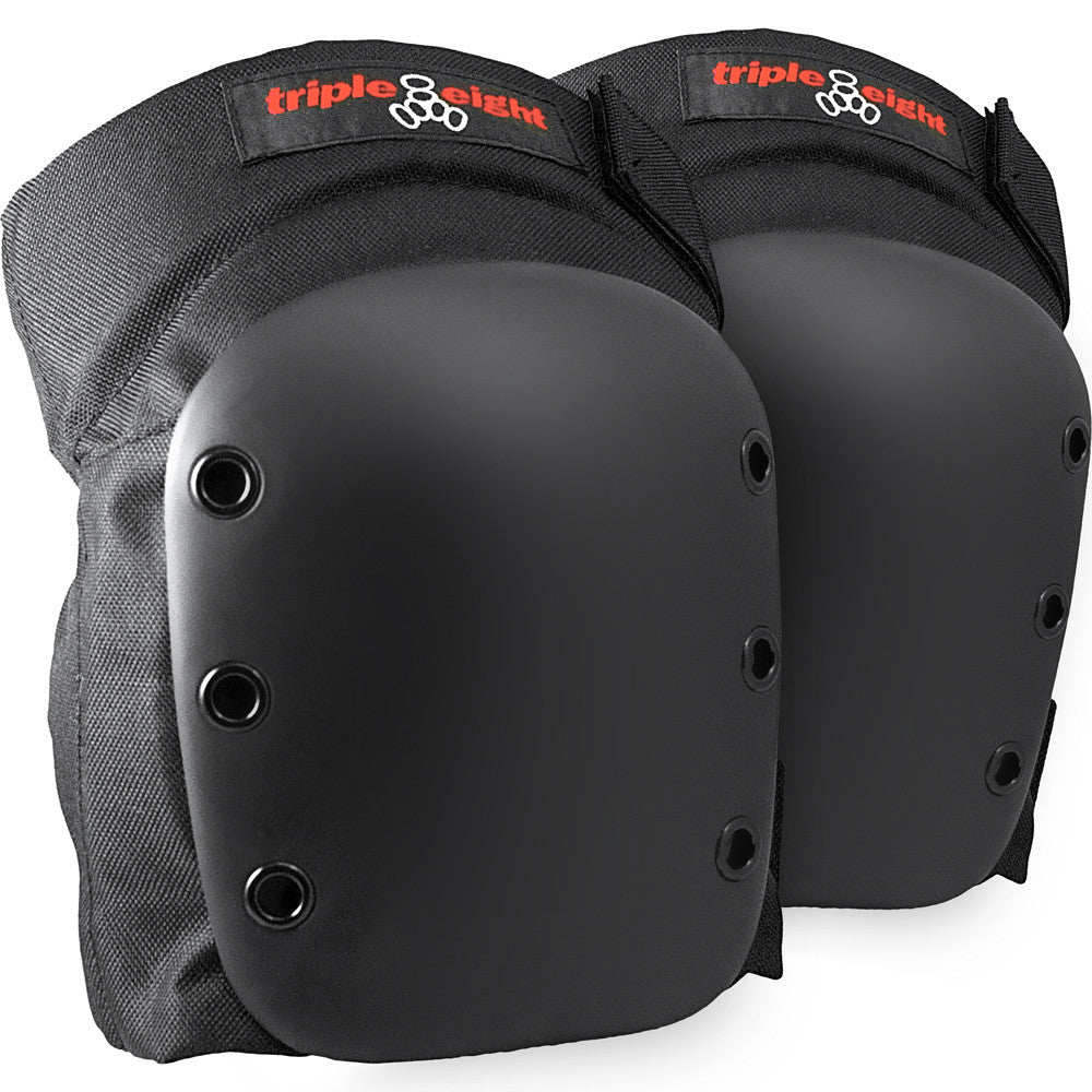 Triple 8 Street Knee Pads - Protective Skateboarding & Cycling Knee Guards for Adults - Perfect for Skateboarders, BMX Riders & Rollerbladers