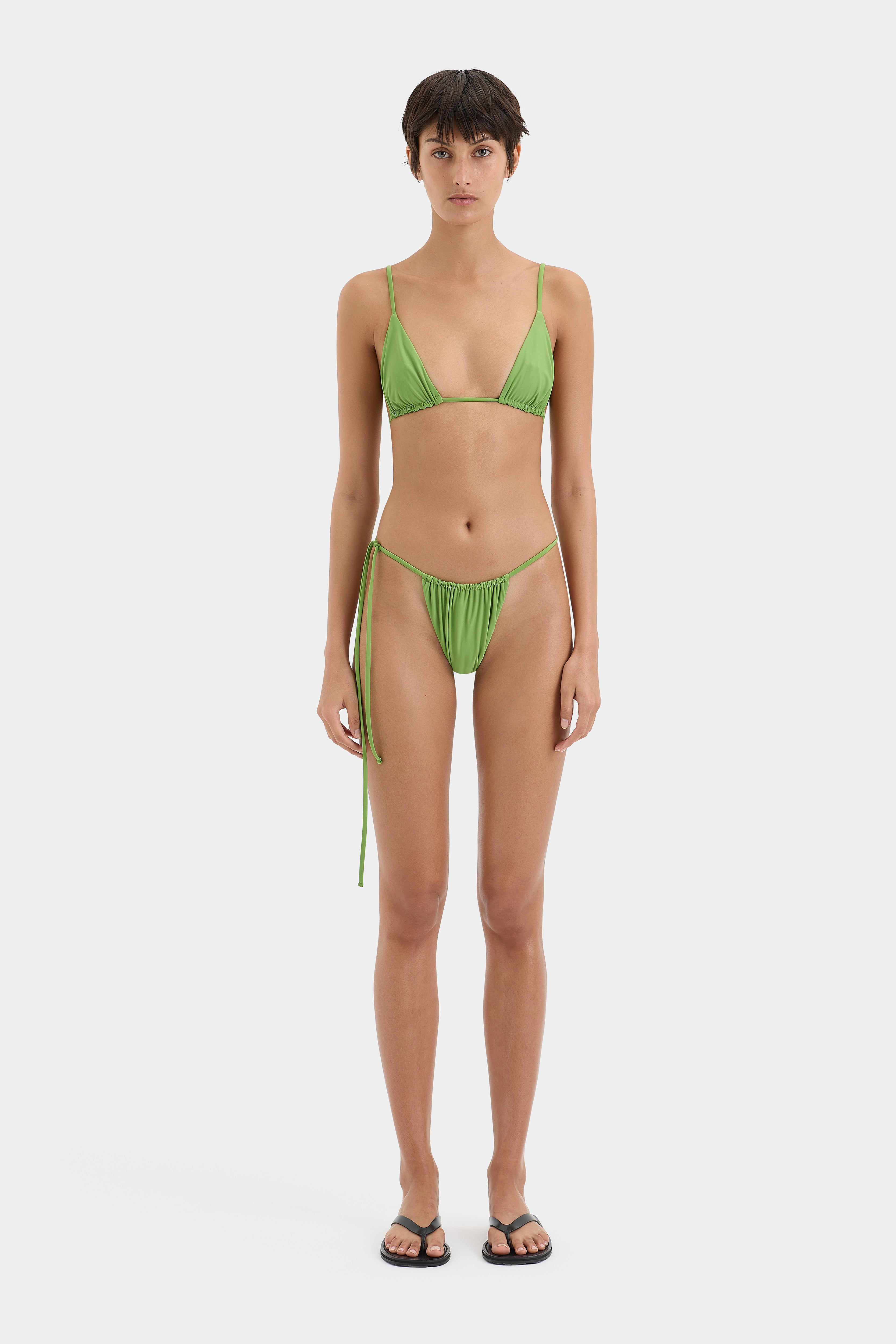 Rhodes String Triangle Top - Sexy Women's Bikini Swimwear for Beach & Pool - Perfect for Summer Vacation, Swim Parties, and Tropical Getaways