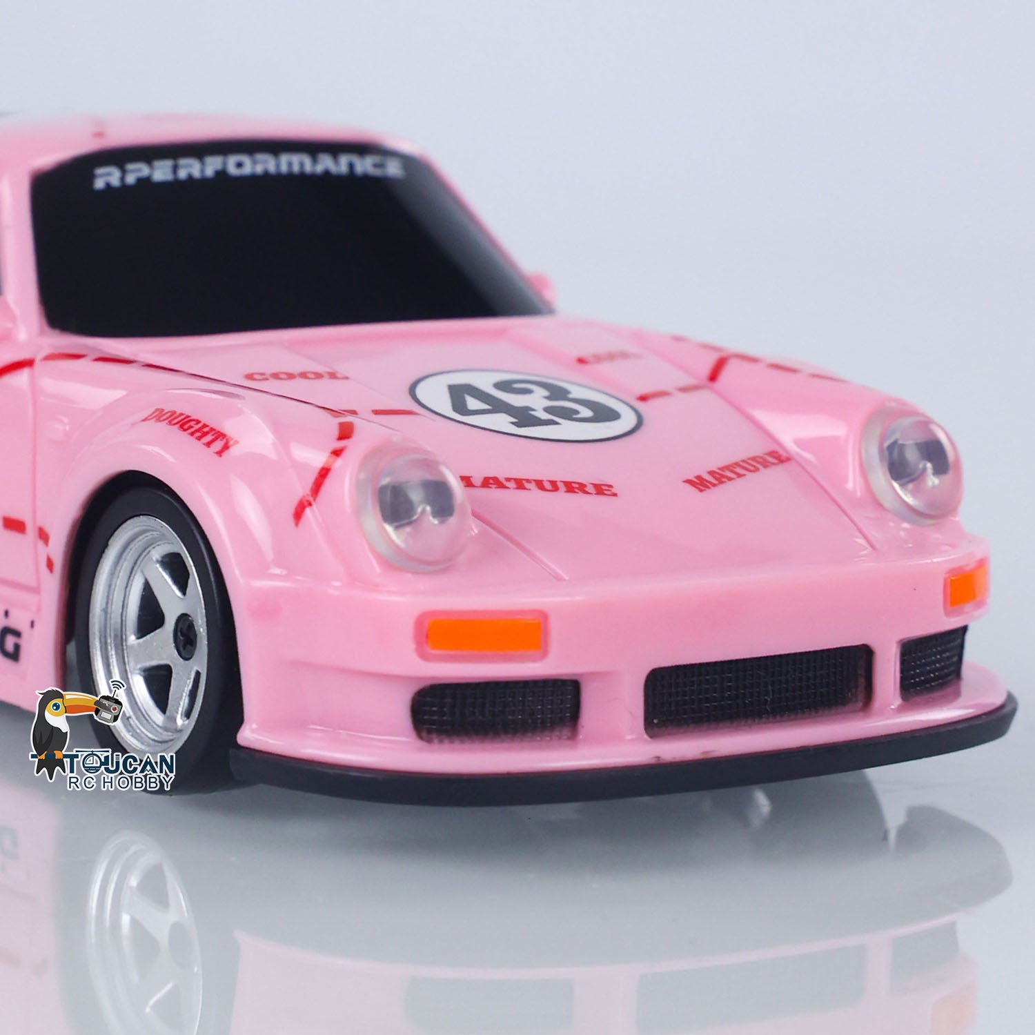 1/43 2.4G RC Drift Car - High Speed 15KM/H 4WD Mini Racing Vehicle with Battery & LED Lights - Ready-to-Run RTR Toy for Kids - Perfect for Indoor Racing, Birthday Gifts & Drift Competitions
