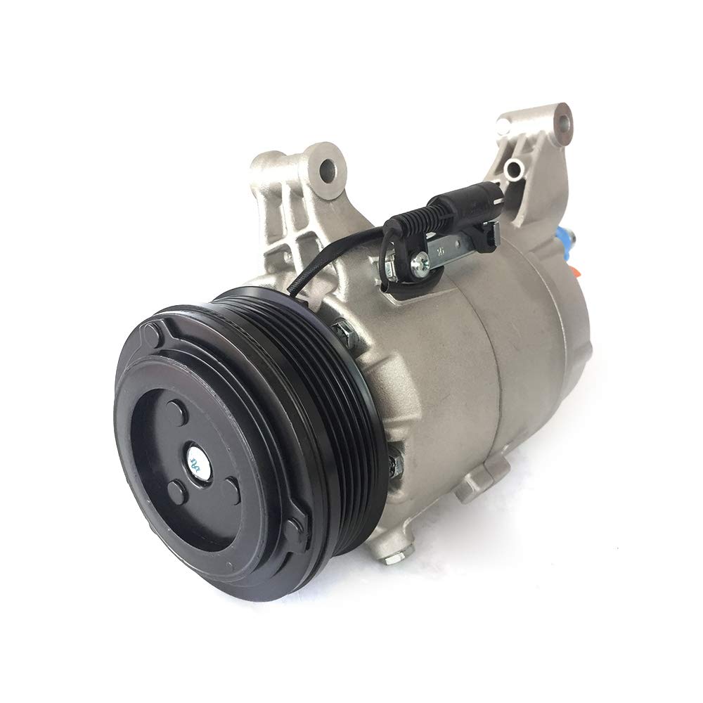 TBVECHI AC Compressor with Clutch - Compatible with Mini Cooper 2002-2006, 2003, 2004 L4 1.6L (Part# 97275) | Replacement Air Conditioner Compressor for Cooling System Repair | Perfect for Summer Driving & Road Trips