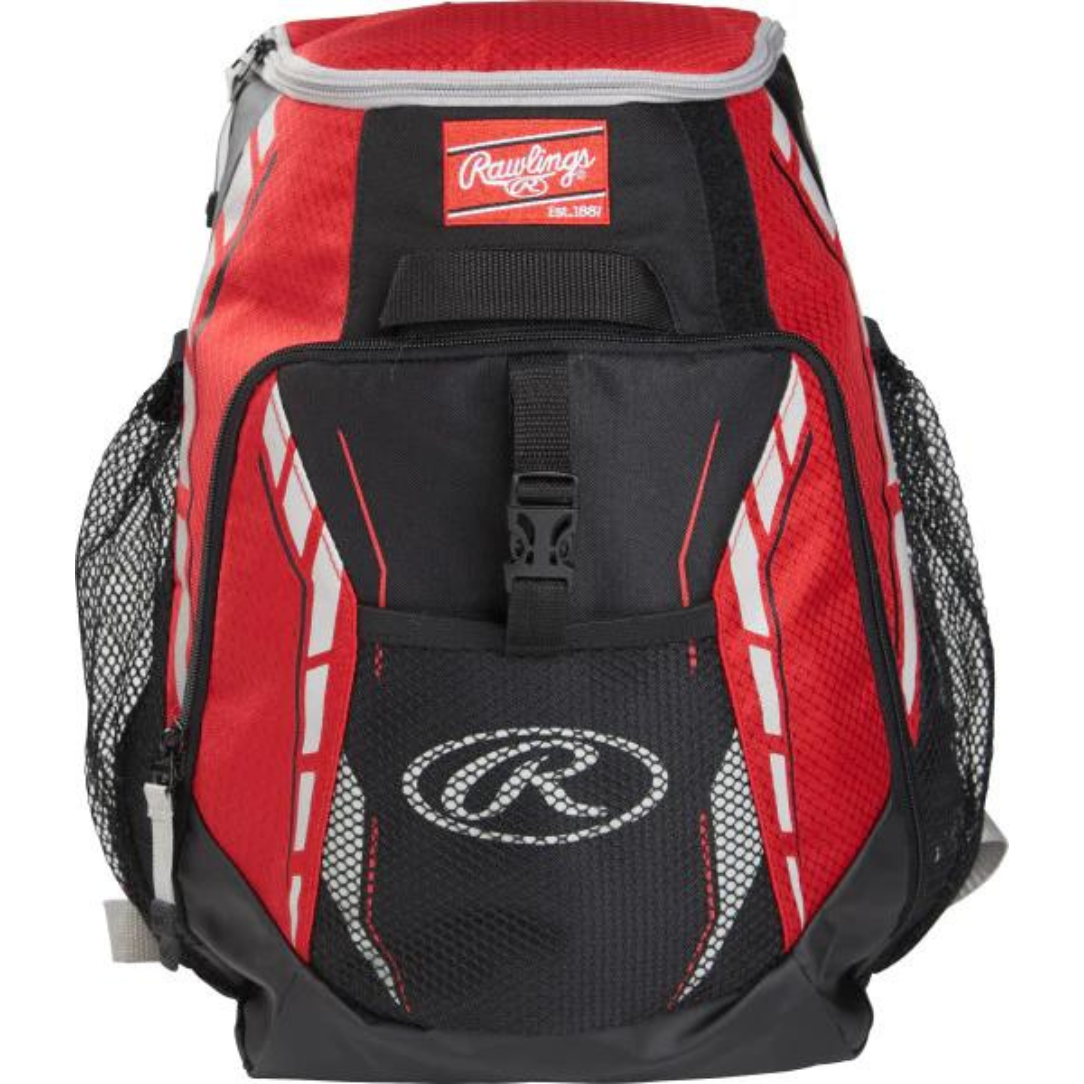 Rawlings R400 Youth Baseball Backpack - Durable & Lightweight for School, Sports & Travel | Perfect for Kids & Teens