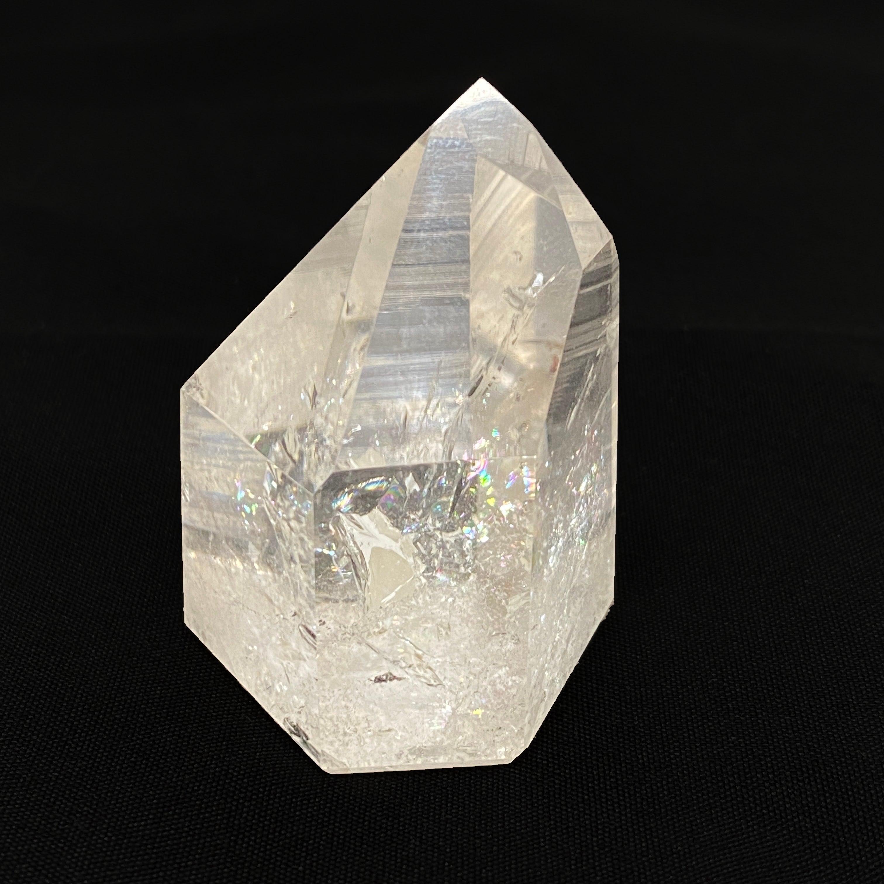 Lemurian Seed Crystal Polished Point - 74g 47x38mm Natural Healing Stone for Meditation, Energy Work & Spiritual Growth - Perfect for Home Decor, Yoga Spaces & Crystal Collections