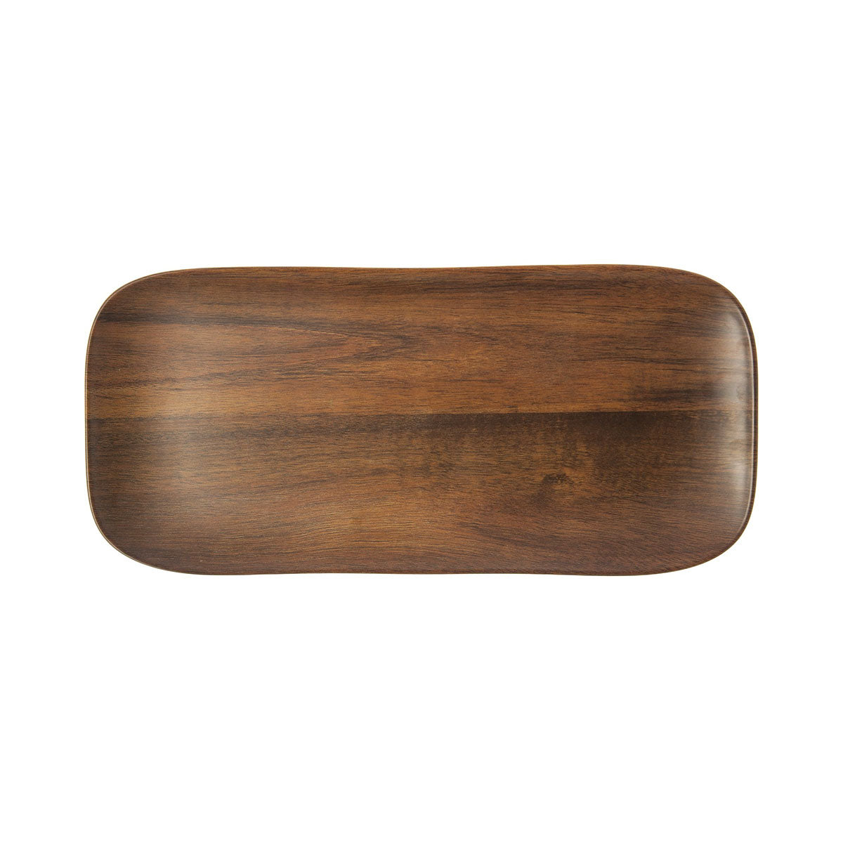 Carlisle EAG0769 Epicure Acacia Wood Rectangle Serving Tray 14.75