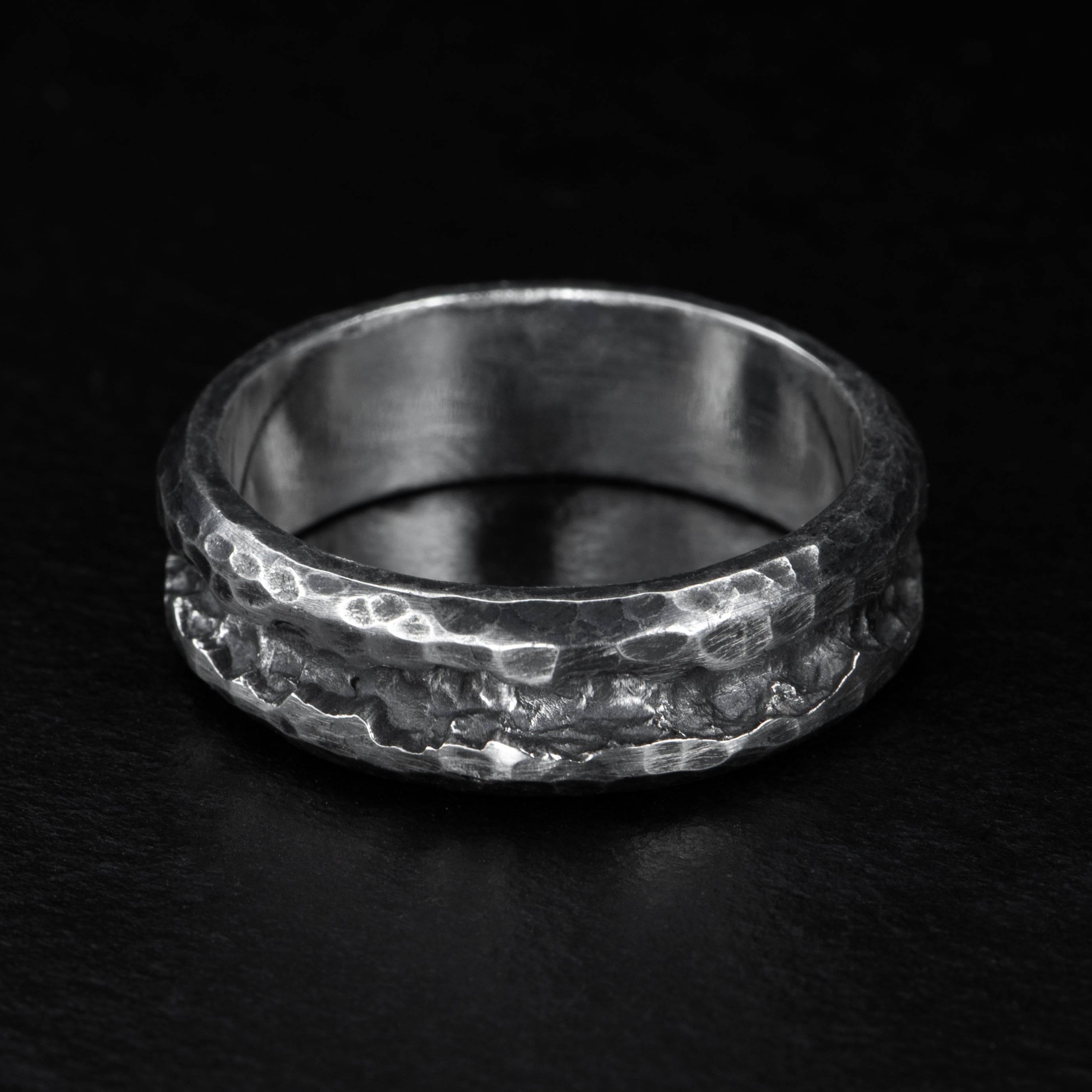 Handmade Carved Band Ring - CHASM - Unique Wooden Jewelry for Men & Women - Perfect for Weddings, Engagements & Everyday Wear