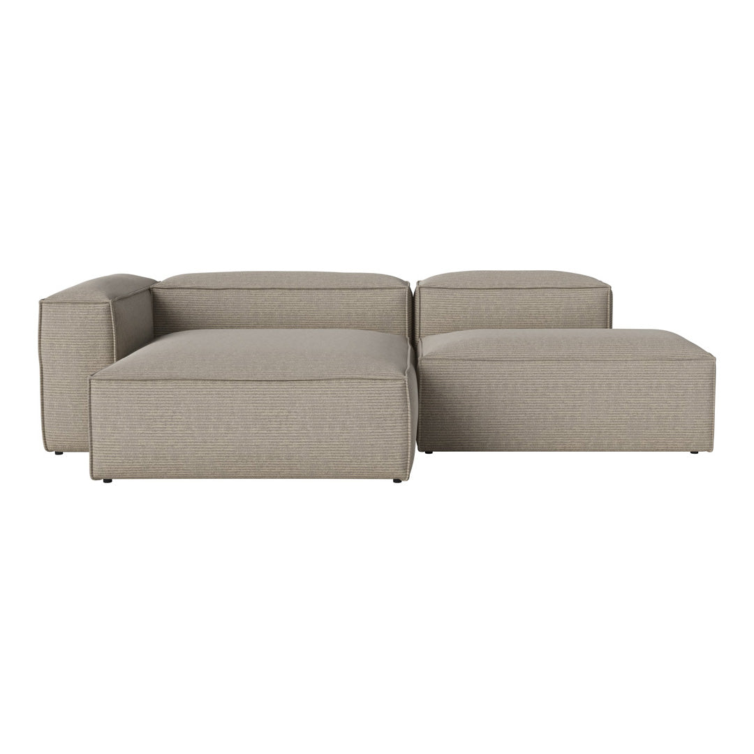 Cosima 2 Seater Sofa with Open End & Chaise - Modern Living Room Furniture for Small Spaces | Perfect for Apartments, Condos and Cozy Home Decor
