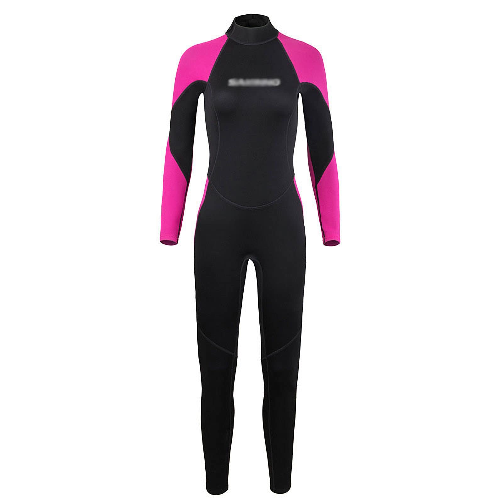 2MM Neoprene Wetsuit for Women - Full Body One Piece Diving Suit with UV Protection & Long Sleeves - Perfect for Scuba Diving, Surfing, Snorkeling & Swimming in Cold Water