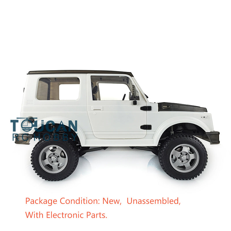 1/6 Scale RC Capo Crawler SIXER1 Metal Chassis Kit - Unassembled Plastic Cabin Car Body with Front Bumper, Motor, Servo, I6S ESC & Lights for Off-Road Rock Crawling and Trail Adventures