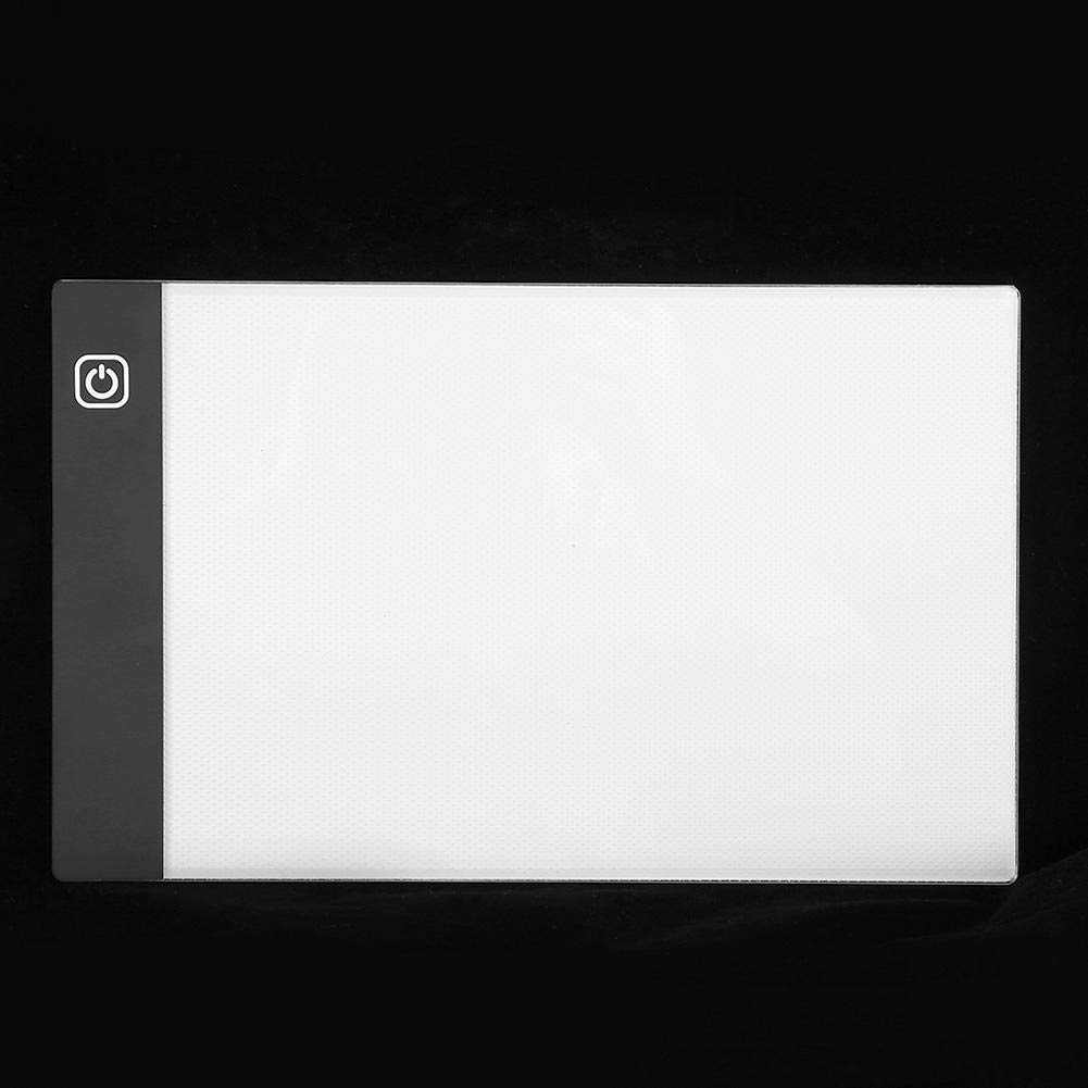 A4 Portable LED Light Box - USB Powered Dimmable Tracing Light Pad for Artists, Drawing, Sketching & Animation | Perfect for Artcraft, Calligraphy & DIY Projects