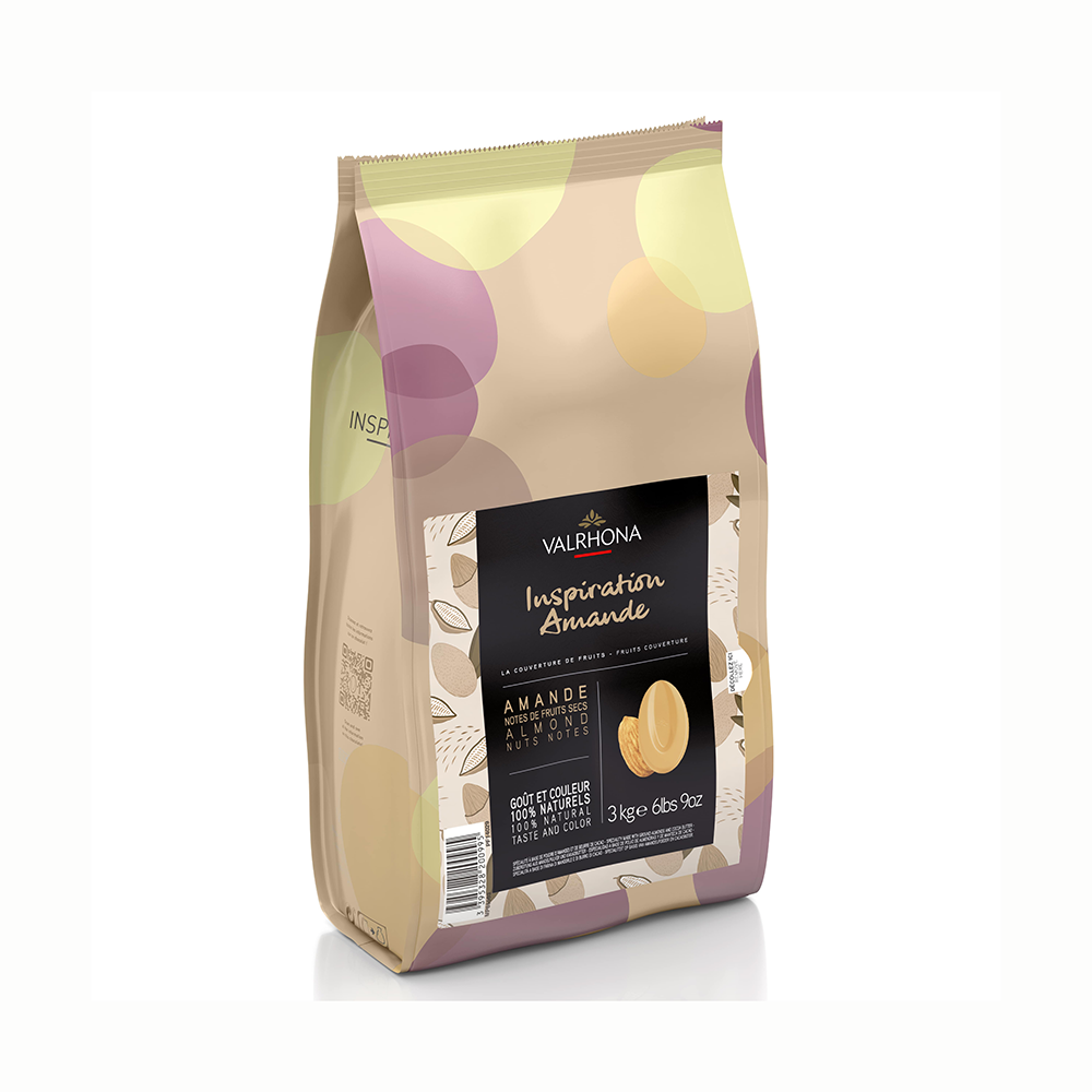 Valrhona Inspirations Almond Chocolate 3kg Bulk - Premium Baking & Dessert Ingredient for Pastries, Truffles, and Gourmet Recipes
