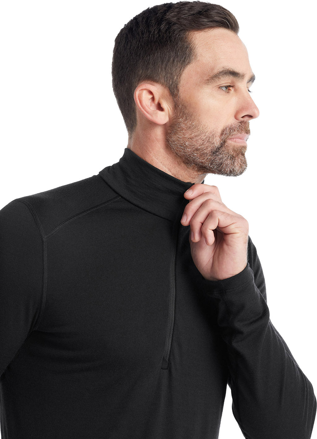 200 Oasis LS Half Zip Base Layer for Men - Thermal Long Sleeve Shirt with Half Zip for Cold Weather - Perfect for Hiking, Skiing & Outdoor Activities