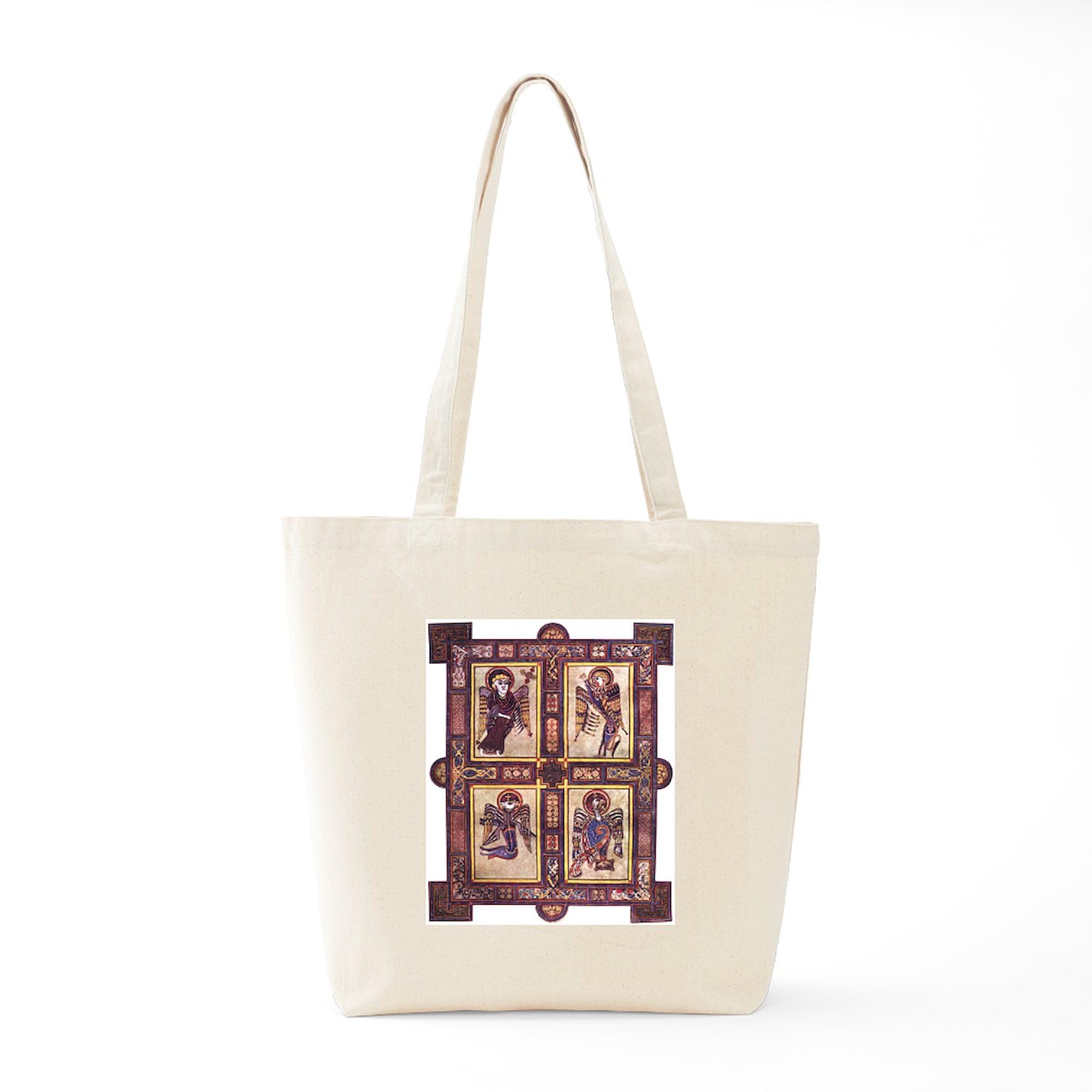 Gospels Page Tote Bag - Natural Canvas Reusable Shopping Bag for Groceries, Beach & Everyday Use | Eco-Friendly Cotton Tote with Inspirational Design