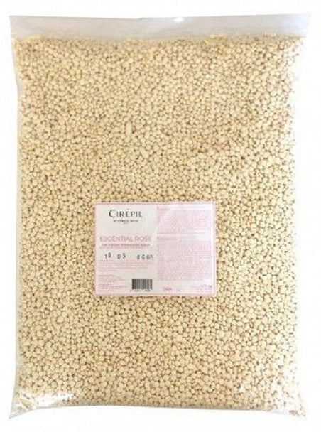 Cirepil Hard Wax Beads for Hair Removal - Escential Rose Scented Wax Beads for Professional & Home Use - Smooth Skin Waxing for Legs, Face, Bikini & Body