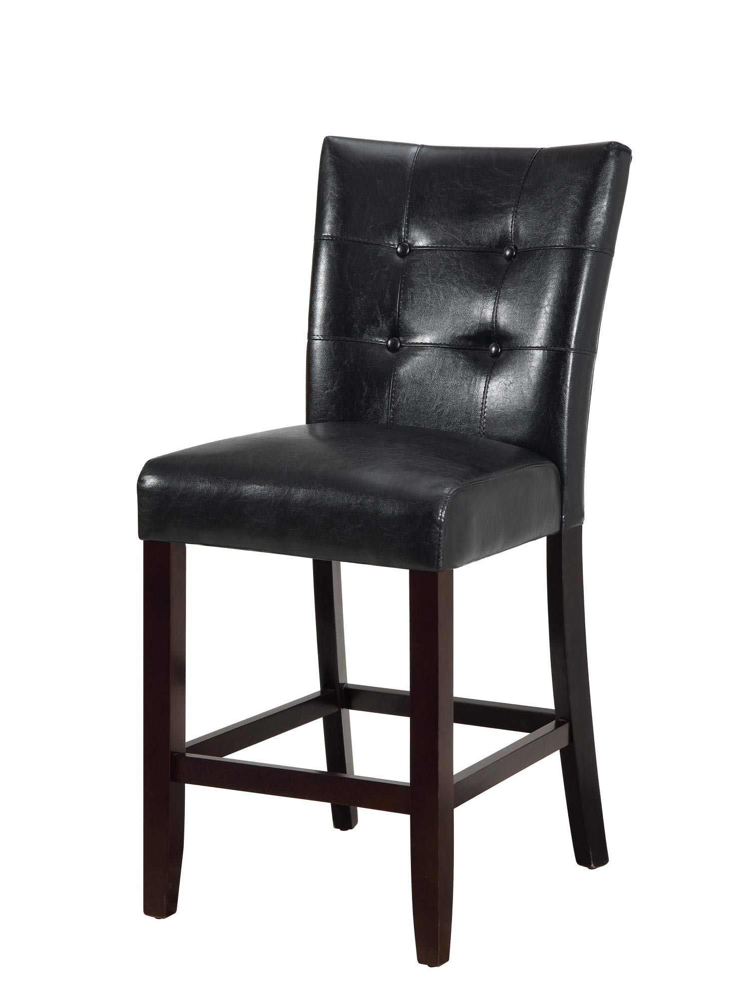 Poundex Black Living Room Chairs - Comfortable Modern Accent Chairs for Home, Office & Lounge - Perfect for Relaxing, Reading & Entertaining Guests