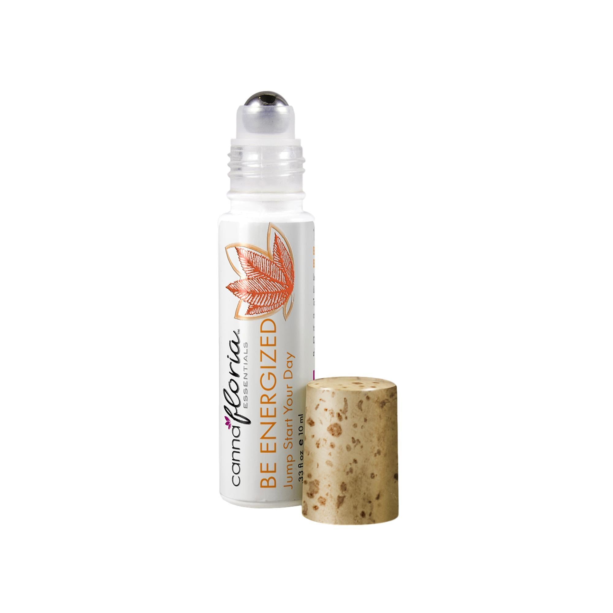 Cannafloria Essential Oil Roll On for Stress Relief & Relaxation - Portable Aromatherapy for Home, Office & Travel