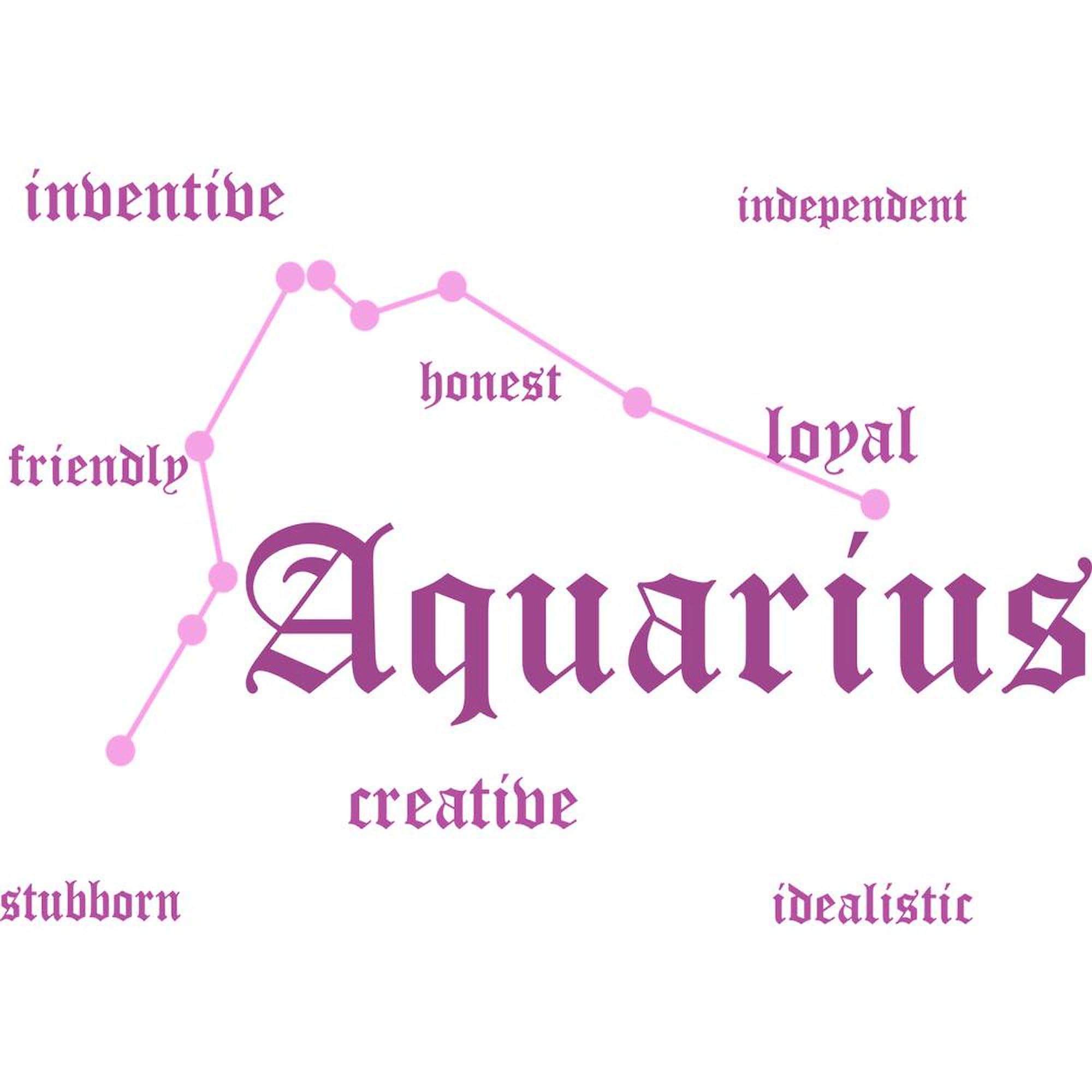 Aquarius Zodiac Sign Ceramic Coffee Mug - 11 oz (325 ml) - Unique Astrology Gift for Coffee & Tea Lovers - Perfect for Home, Office & Gifts