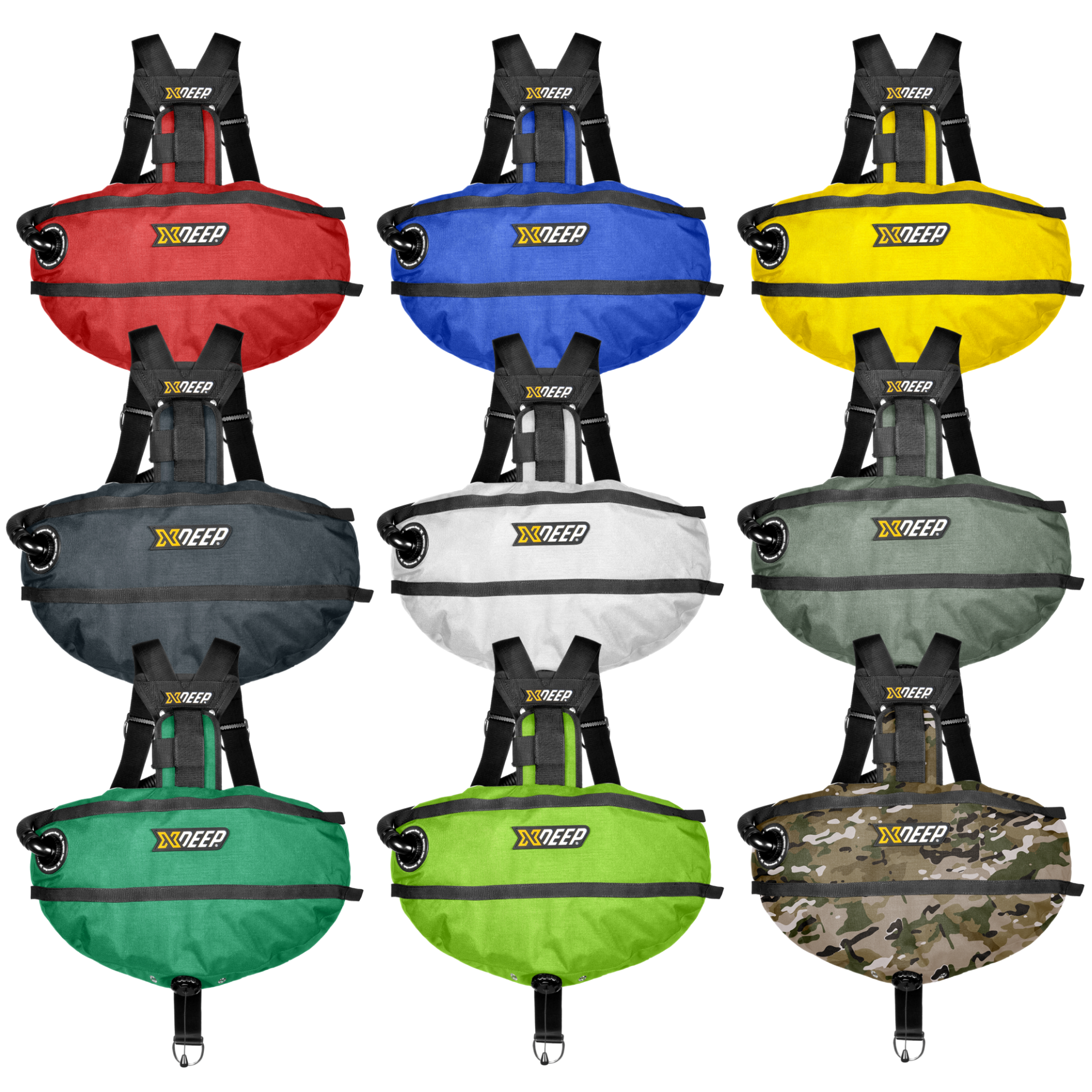 XDeep Stealth 2.0 Classic Redundant Bladder System - Premium Scuba Diving BCD with Special Order Colors - Perfect for Deep Diving and Underwater Exploration