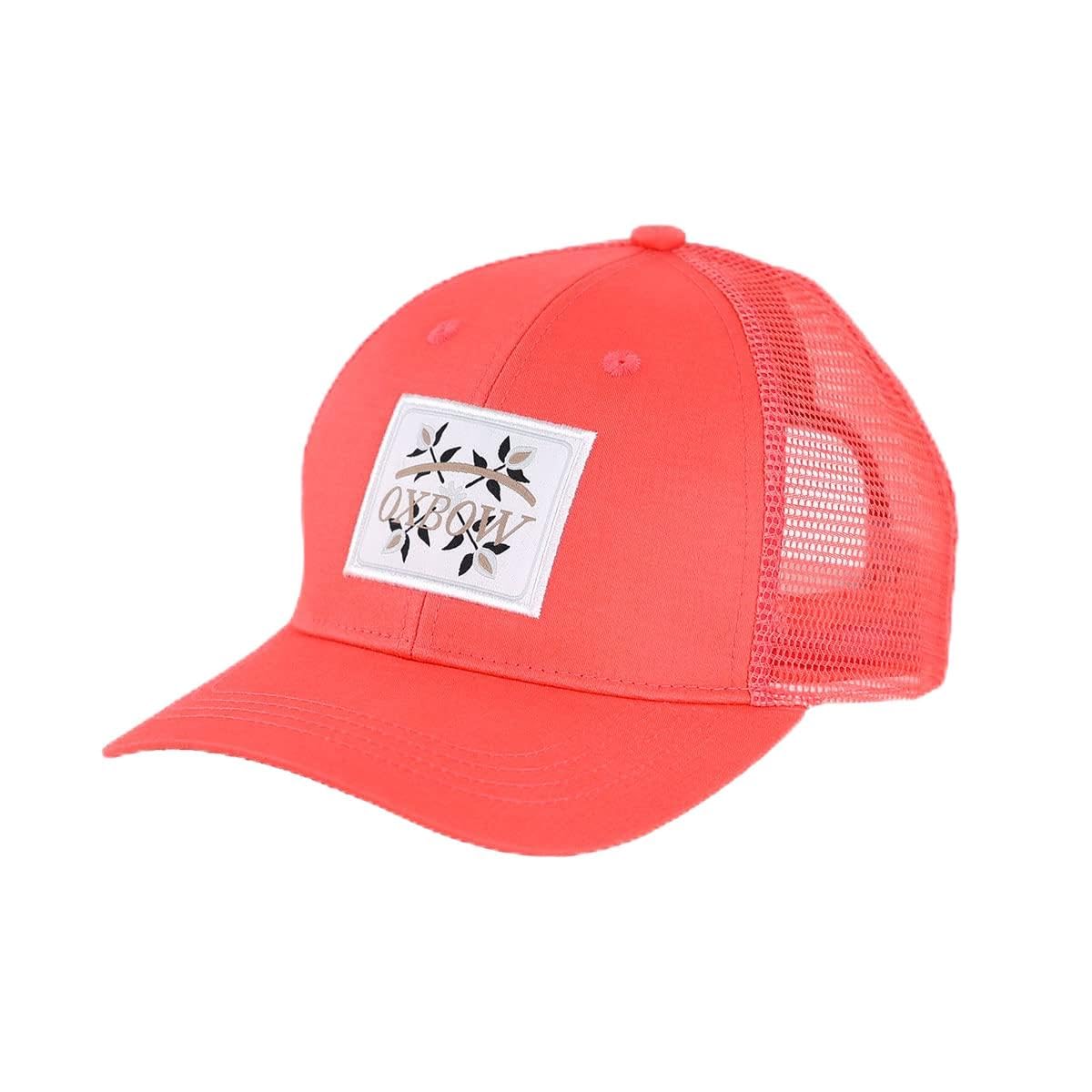 OXBOW POKEPY Trucker Cap with Logo - Adjustable Snapback Hat for Men & Women - Stylish Corporate Rose Design - Perfect for Outdoor Activities, Sports, and Casual Wear