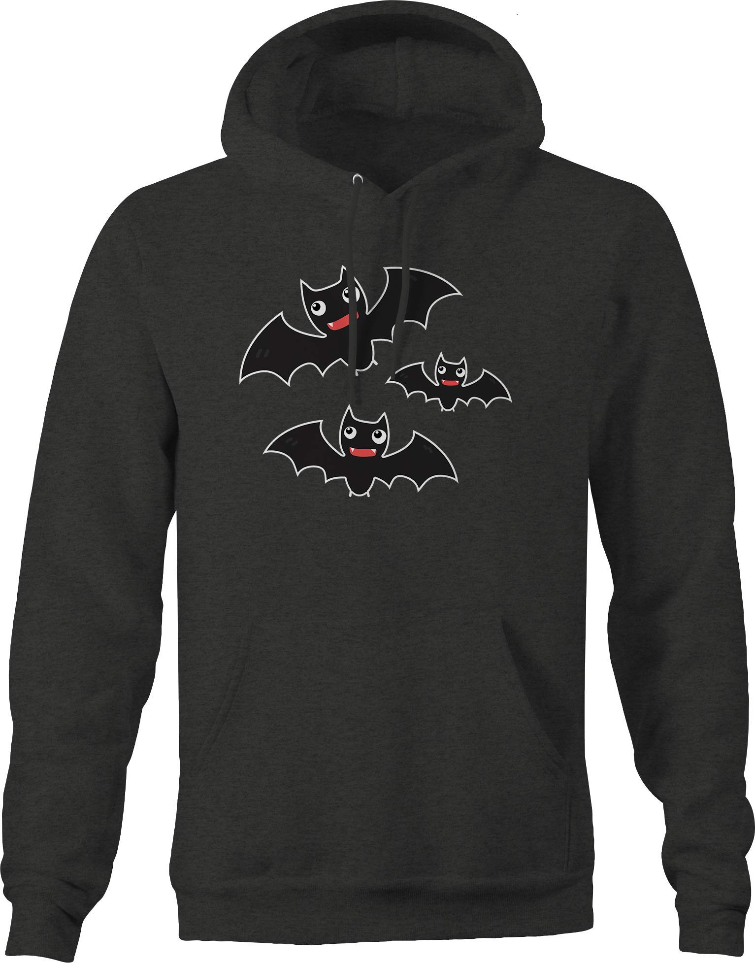 Men's 556 Gear Halloween Bat Hoodie - Dark Gray | Stylish & Comfortable Pullover for Halloween Parties, Cosplay & Casual Wear